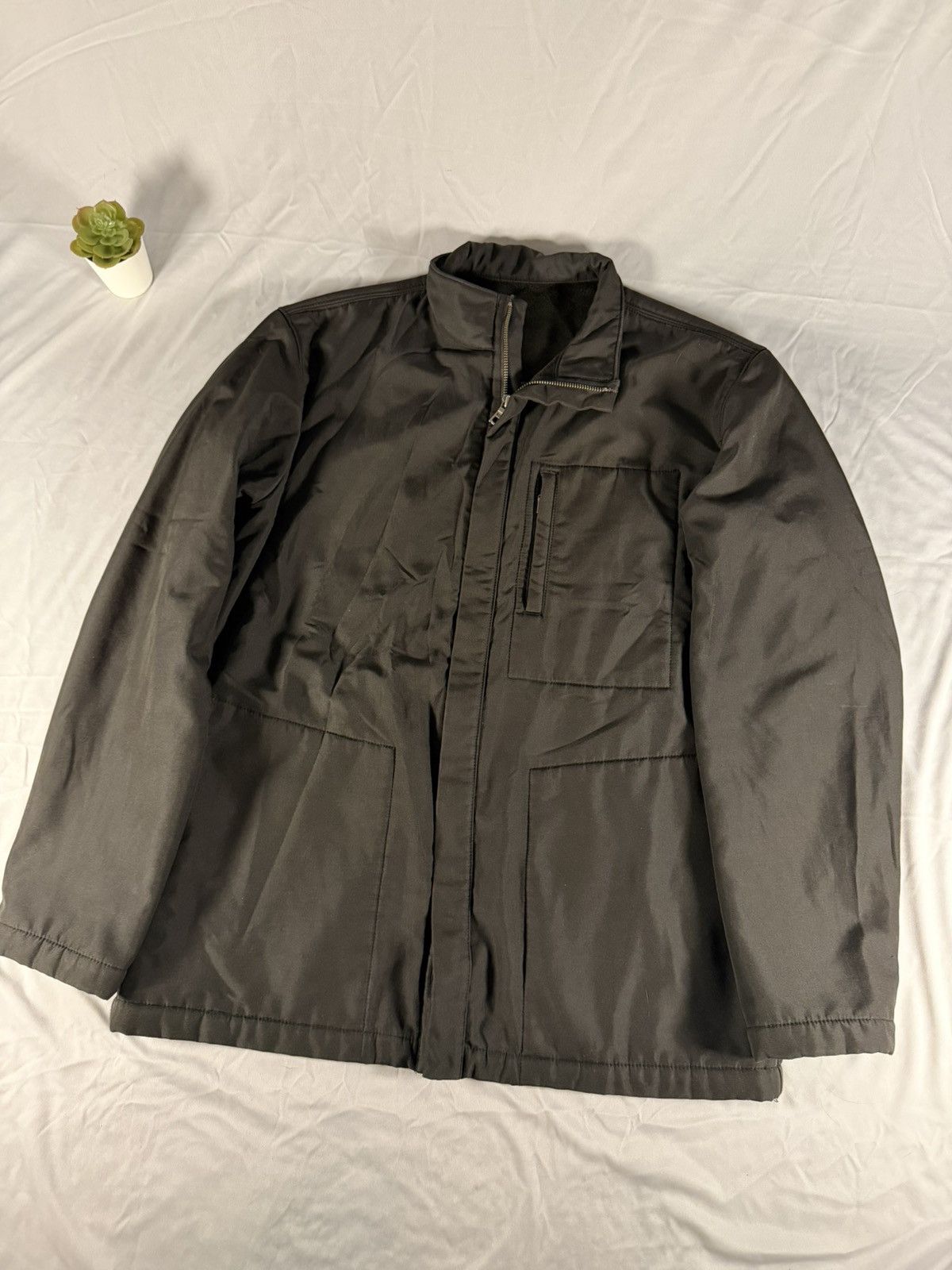 JUN MEN Junmen Japanese Archive Black Nylon Blend Fur Lined Jacket L Size US L / EU 52-54 / 3 - 1 Thumbnail