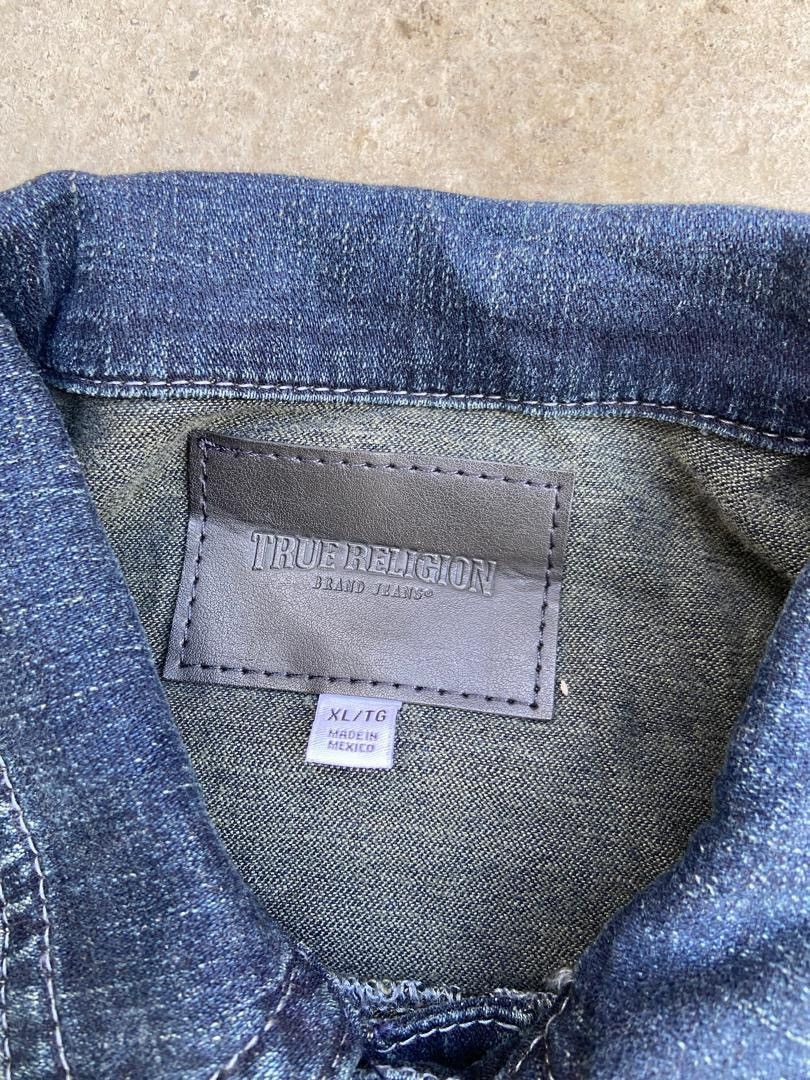 True Religion True Religion Light washed Denim Jacket Blue Size US XL / EU 56 / 4 - 4 Thumbnail