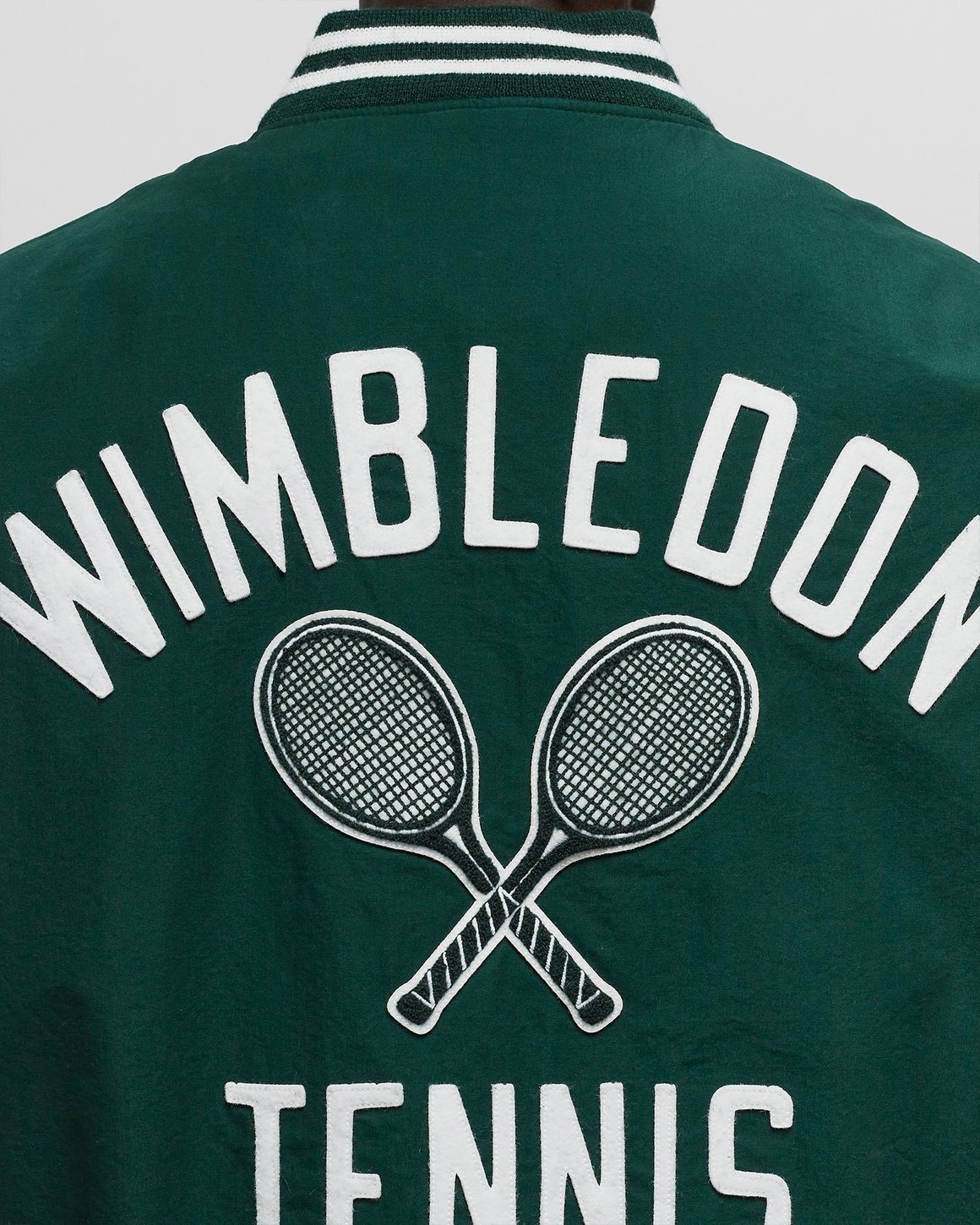 Polo Ralph Lauren Polo Ralph Lauren Tennis Varisty Wimbledon Letterman Jacket Size US XL / EU 56 / 4 - 6 Thumbnail