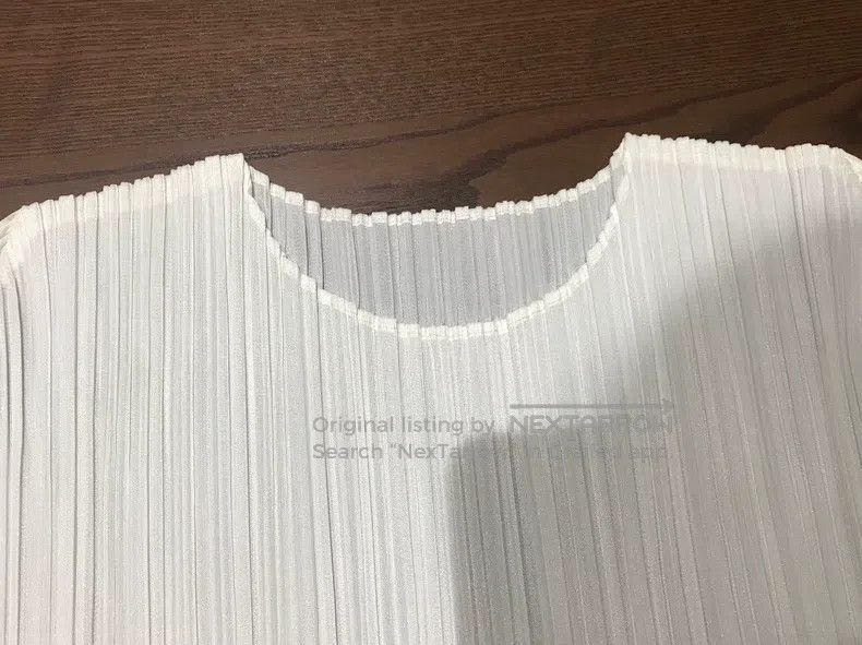 Issey Miyake Issey Miyake Cream Long-Sleeve Top Size L / US 10 / IT 46 - 5 Thumbnail