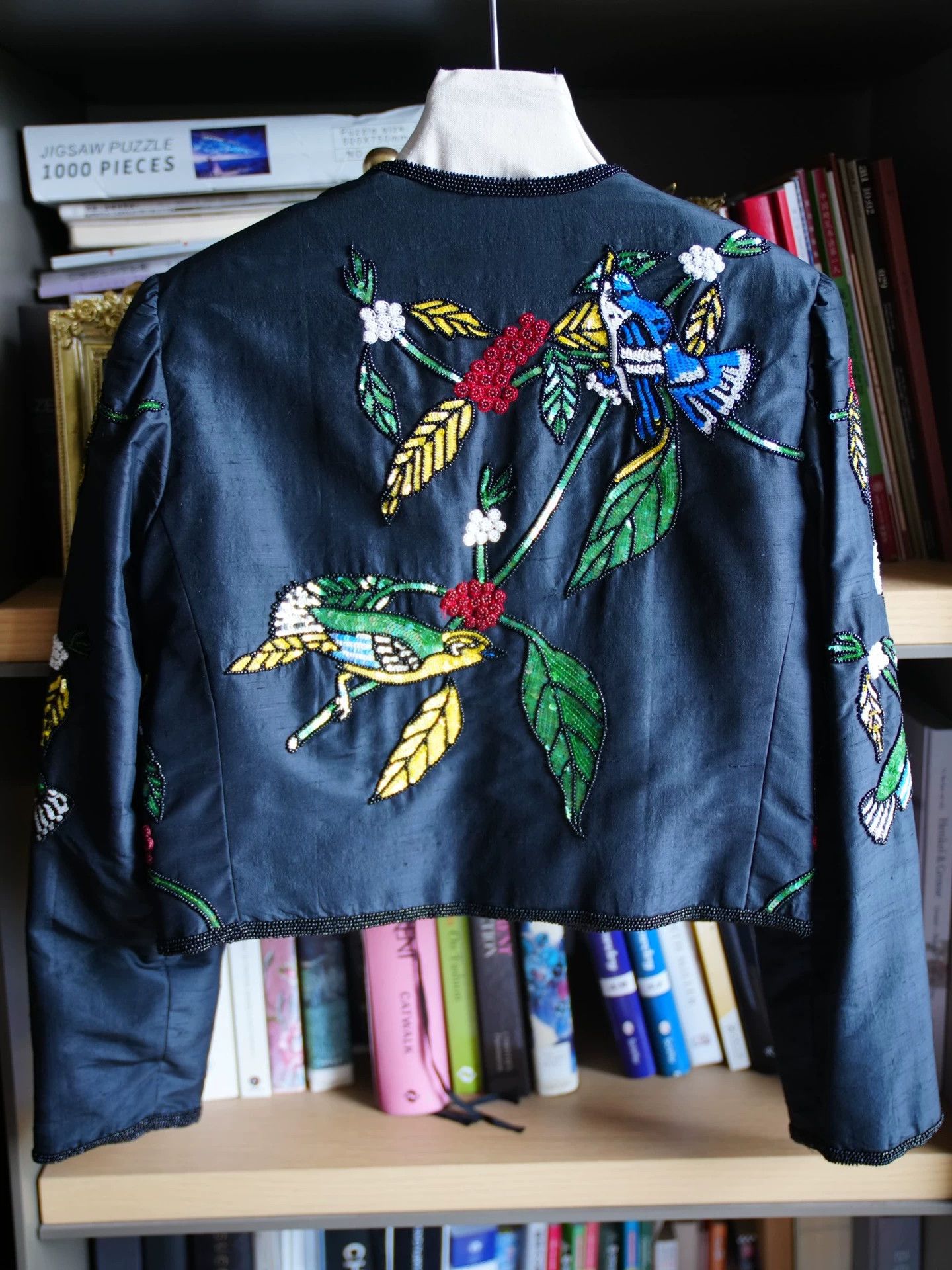 Other Jeanette Kastenberg Vintage 1990 Silk Bird Jacket Women's S Size S / US 4 / IT 40 - 4 Thumbnail