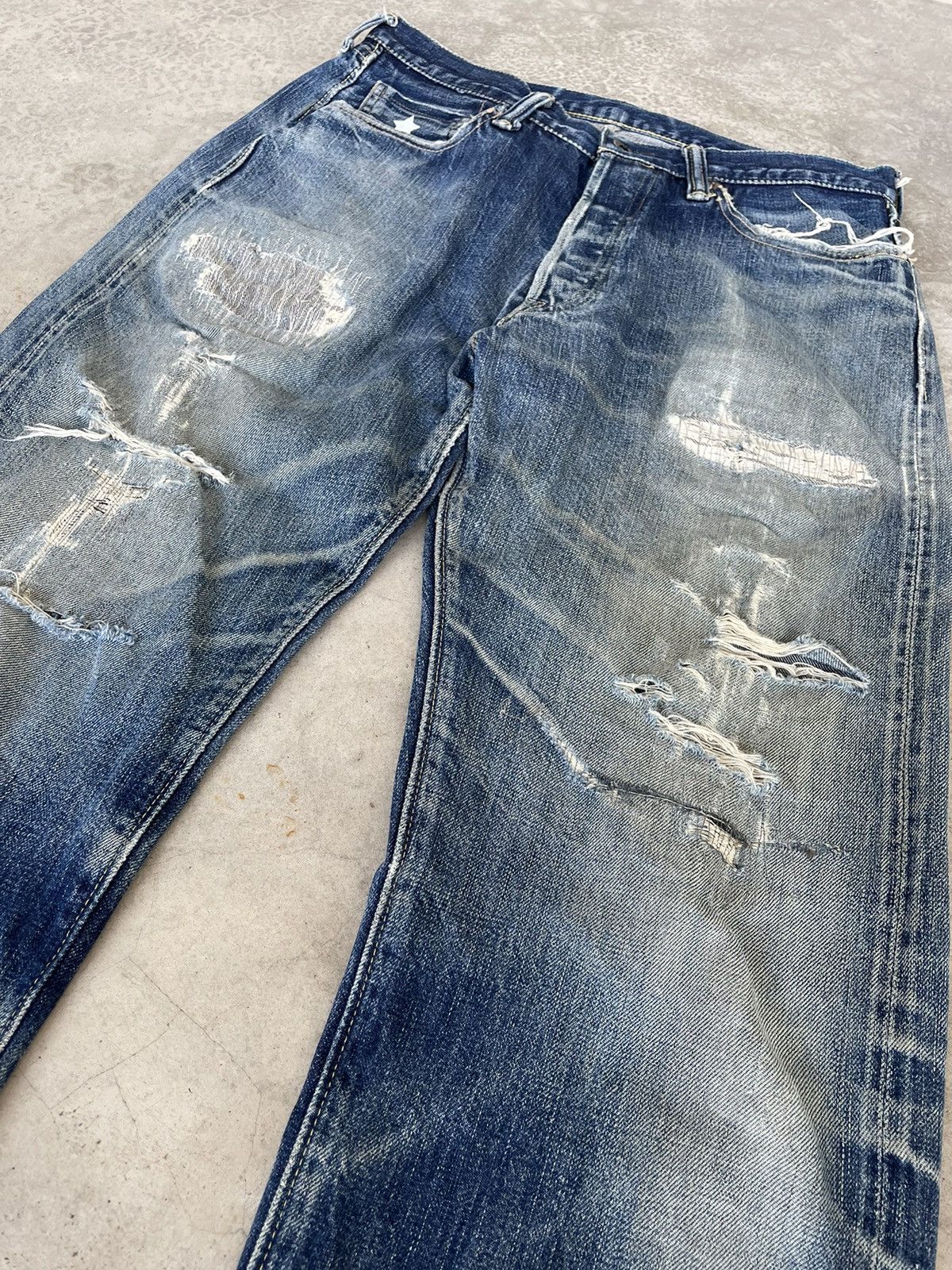 Full Count & Co. Japanese Brand Full Count Selvaged Jeans Size US 31 - 3 Thumbnail