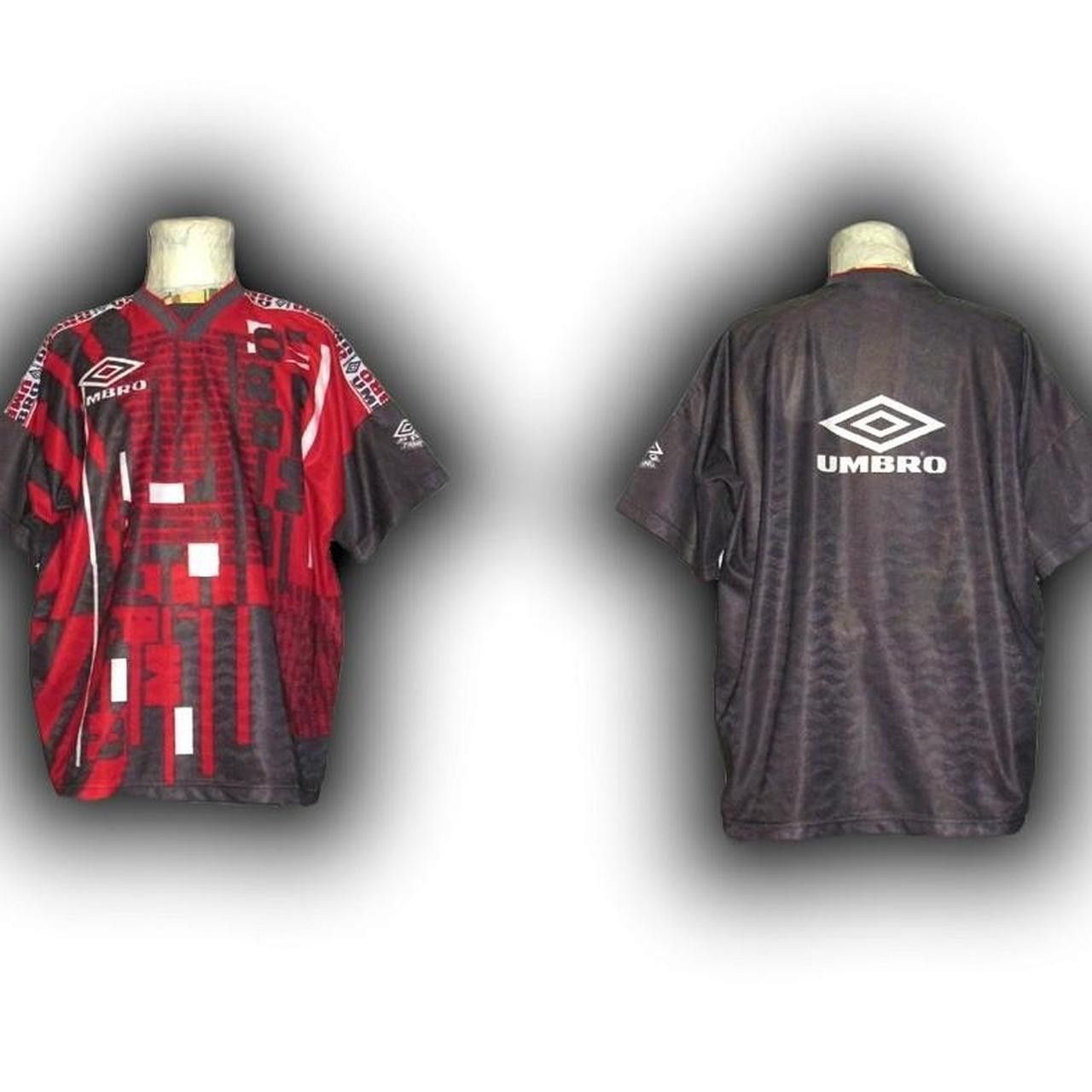 Umbro Ajax Amsterdam Netherlands 1995 1996 Training Shirt Jersey Size US L / EU 52-54 / 3 - 3 Thumbnail