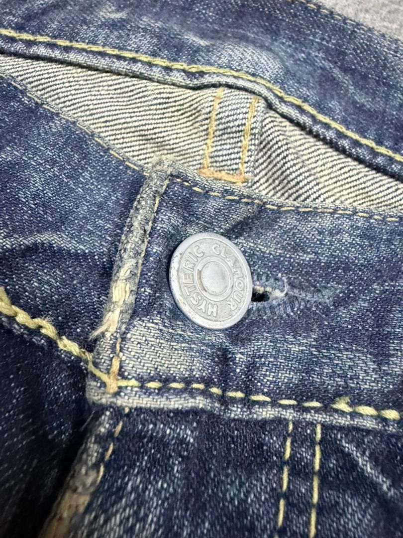 Hysteric Glamour Vtg💥Hysteric Glamour X Ramones Ripped Disstresed Jeans Size US 32 / EU 48 - 19 Thumbnail