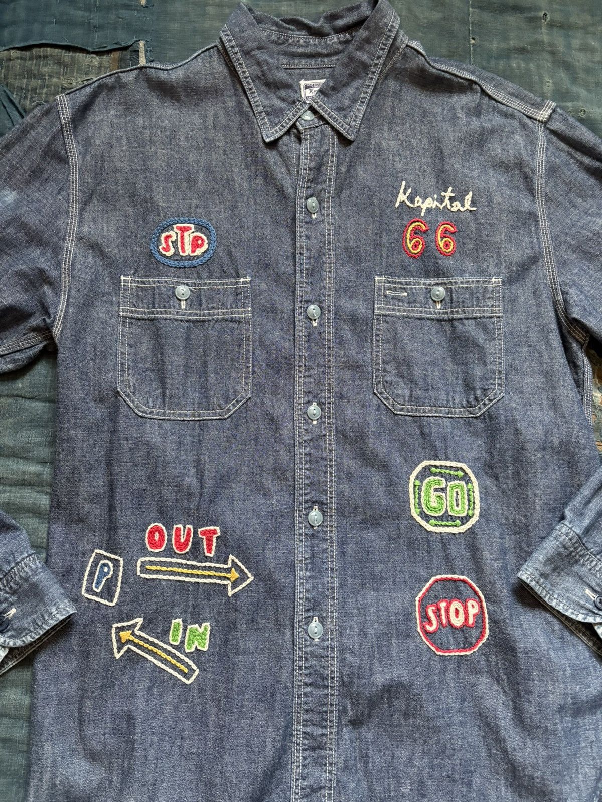 Kapital × Kapital Kountry kapital embroidery chambray shirts kountry Size US L / EU 52-54 / 3 - 3 Thumbnail