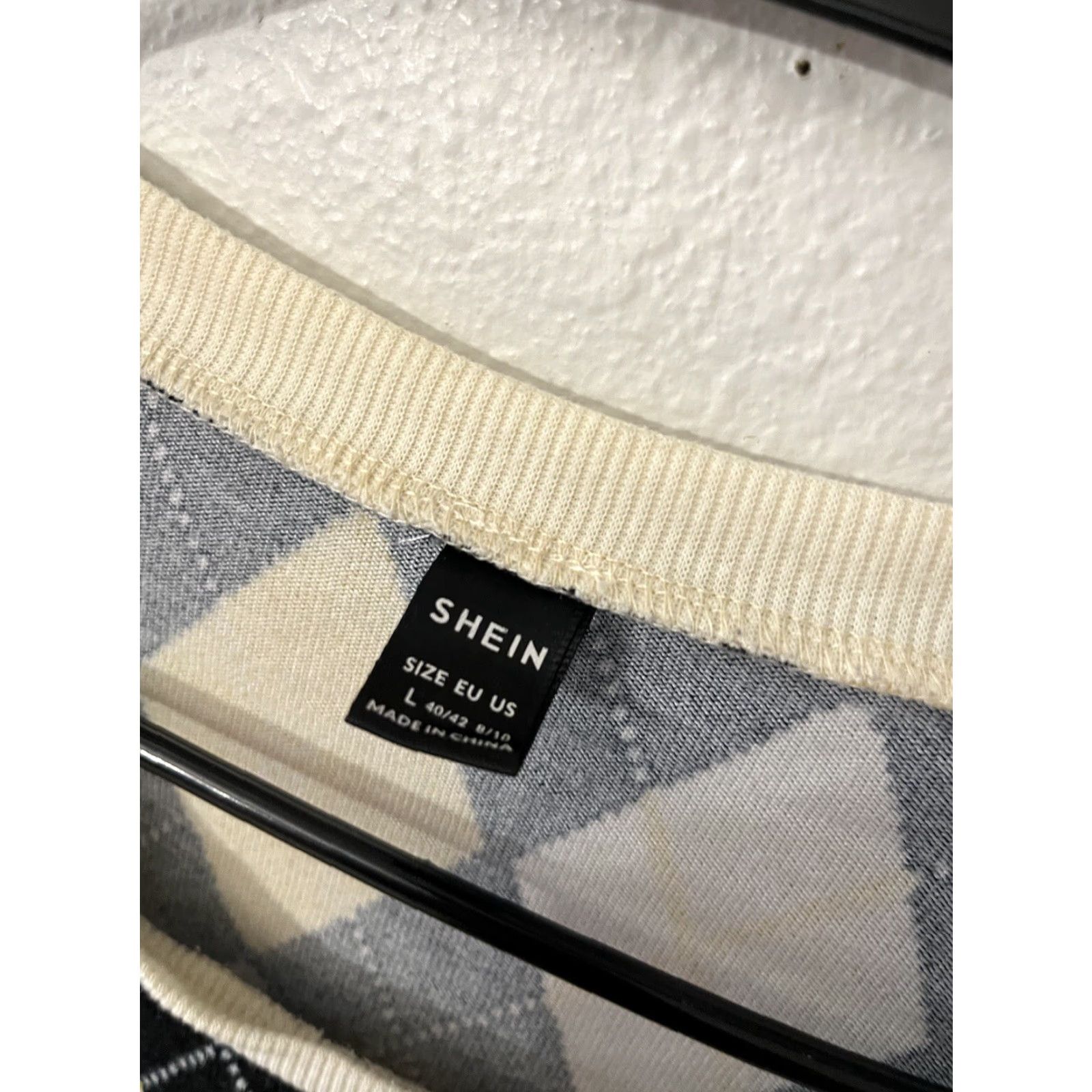 Shein SHEIN Women’s Multicolor Argyle Long Sleeve Sweater Cardigan Size L V-Neck Size L / US 10 / IT 46 - 3 Thumbnail