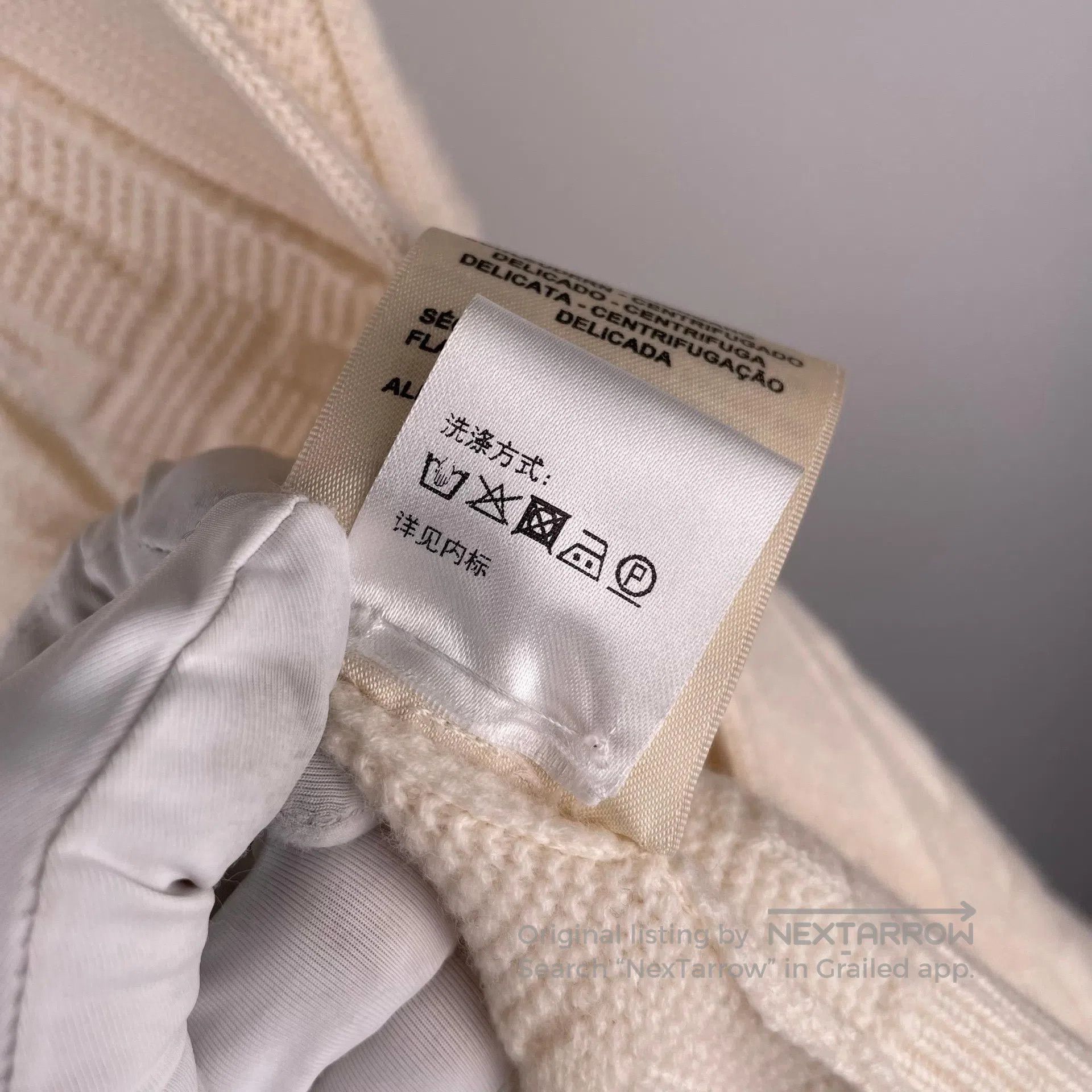 Hermes Hermes White Openwork Cashmere Knit Cardigan Jacket| Size XS / US 0-2 / IT 36-38 - 8 Thumbnail