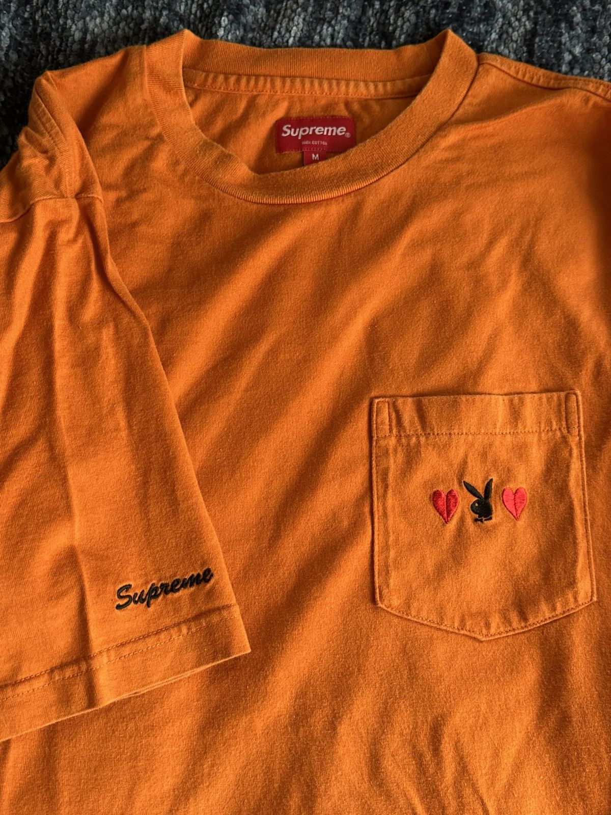 Supreme Supreme Playboy Pocket Tee (FW18) Size US M / EU 48-50 / 2 - 2 Thumbnail