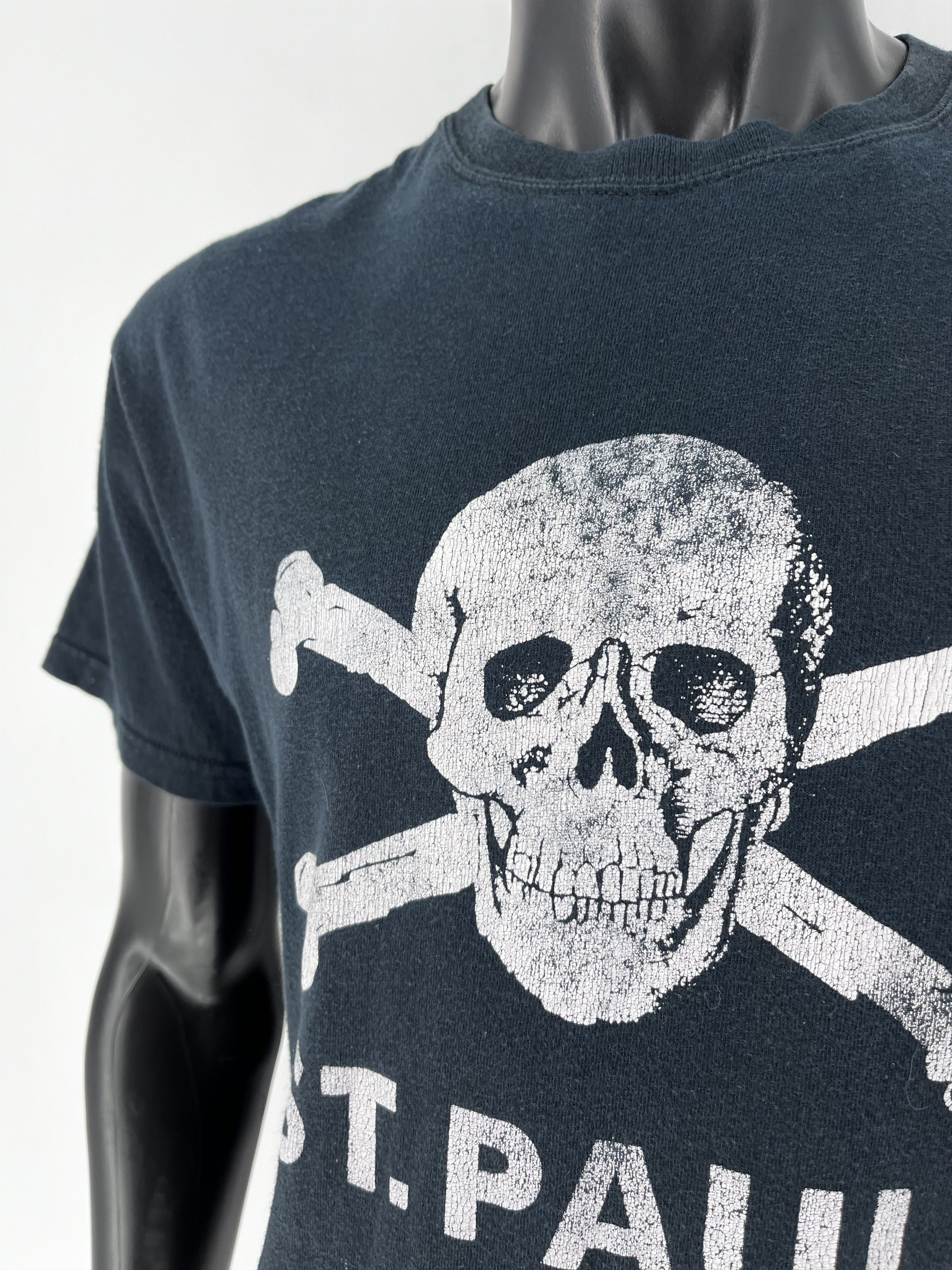 Saint Paul × Vintage Vintage St.Pauli 90s Rare Blaxk Graphic Size M Size US M / EU 48-50 / 2 - 8 Thumbnail