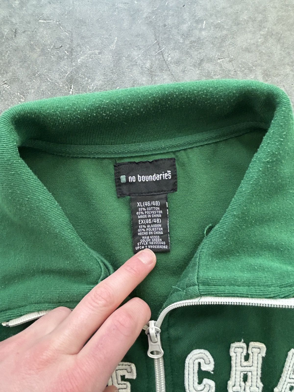 Vintage Vintage Y2K No Boundaries State Champ Track Jacket Size US XL / EU 56 / 4 - 5 Thumbnail