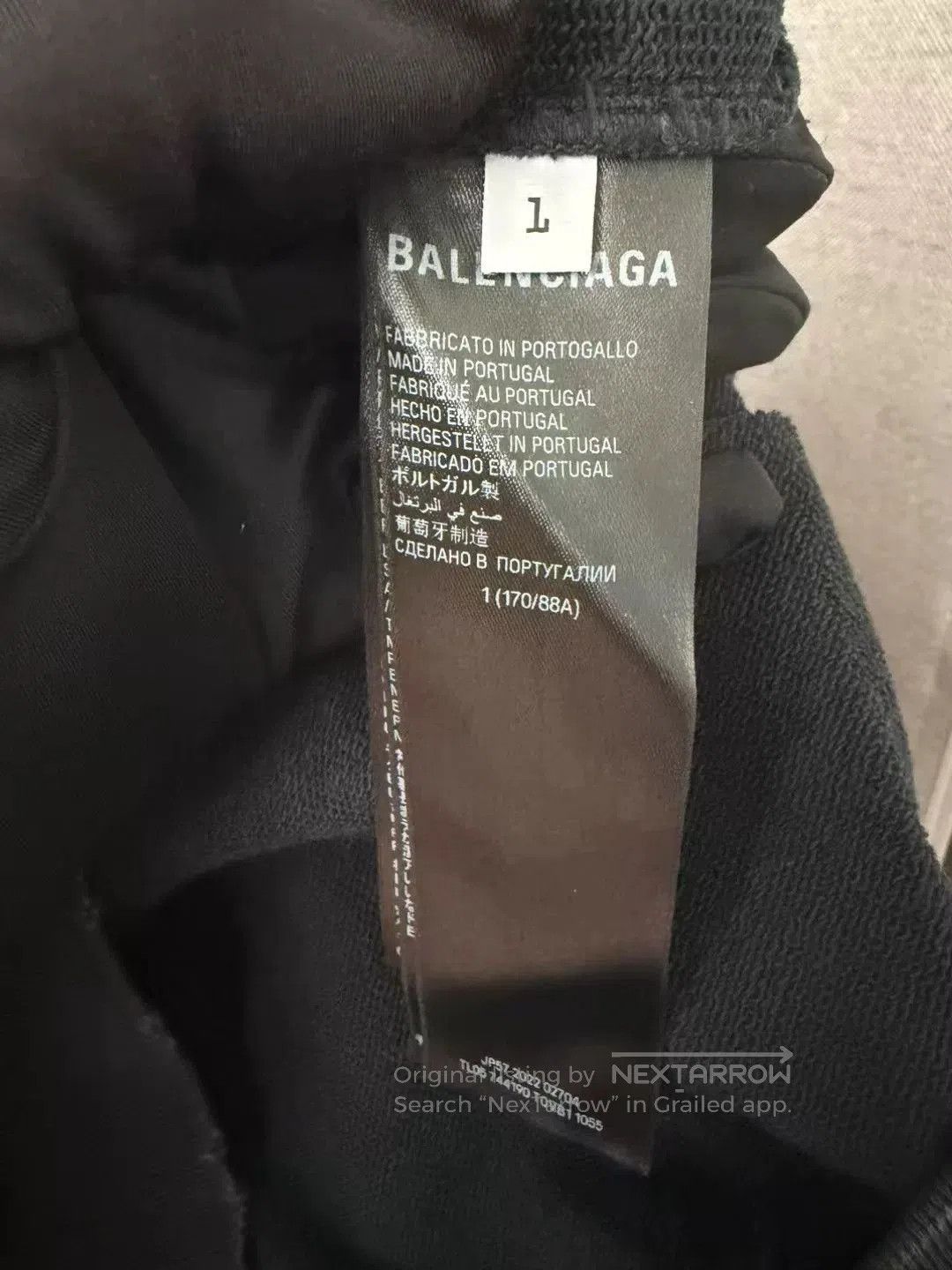 Balenciaga balenciaga black distressed tape hoodie. Size US S / EU 44-46 / 1 - 4 Thumbnail
