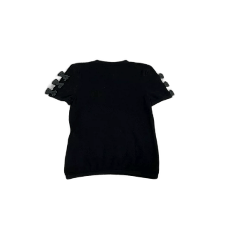 Gucci Gucci Knit Short Sleeve Top with Bow-2506 Size M / US 6-8 / IT 42-44 - 1 Thumbnail