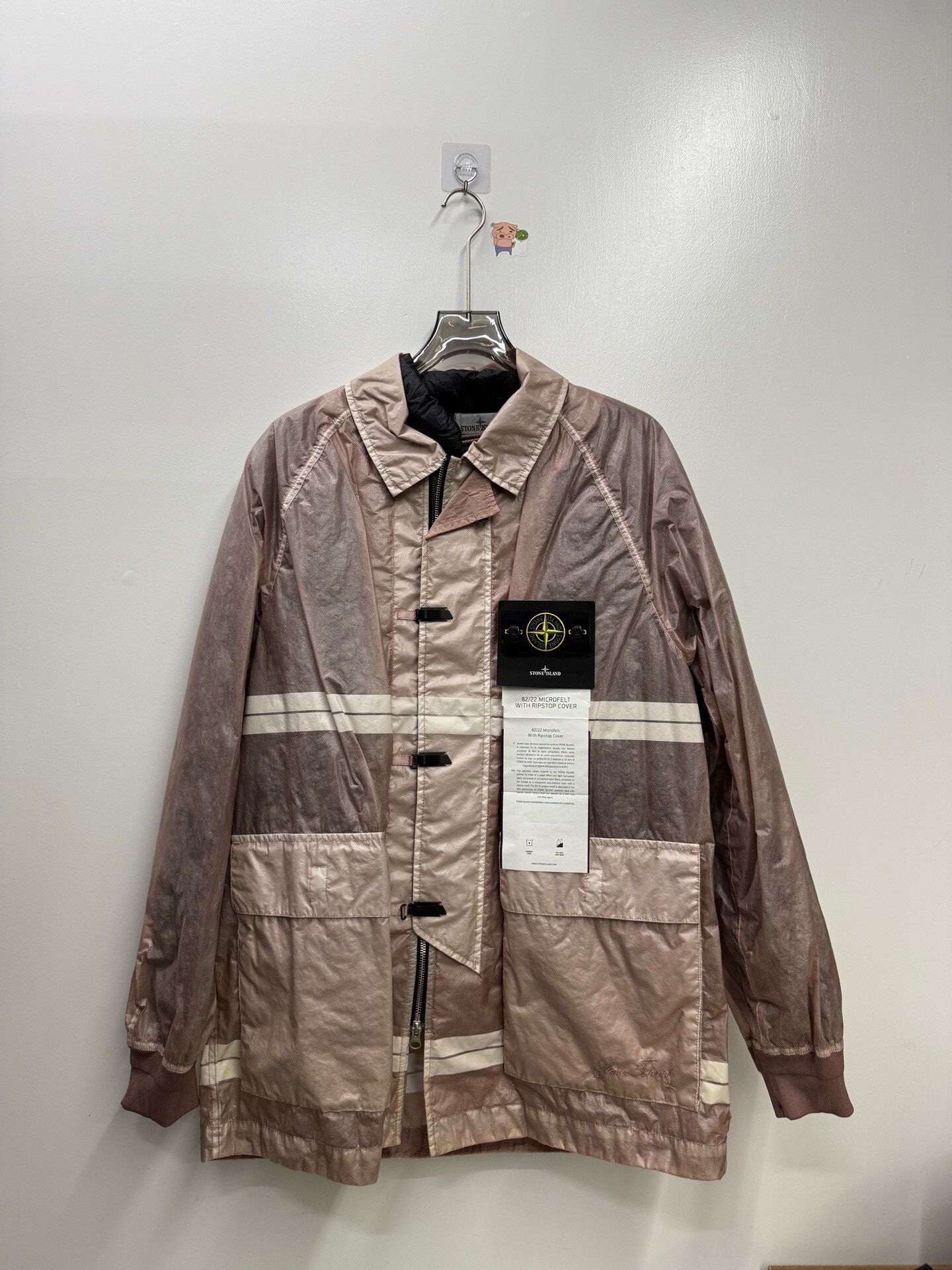 Stone Island Stone Island Limited Down Pink Heavy Coat XL Men Size US XL / EU 56 / 4 - 1 Thumbnail