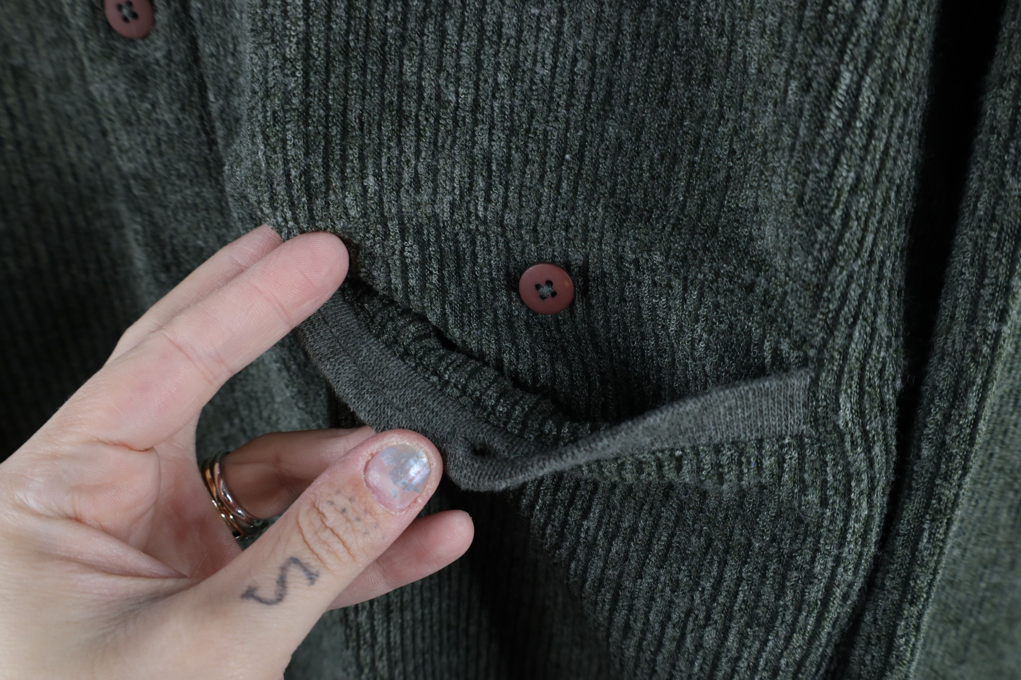 Vintage Vintage 90s Streetwear Fleece Collared Pullover Sweater Size US L / EU 52-54 / 3 - 4 Thumbnail