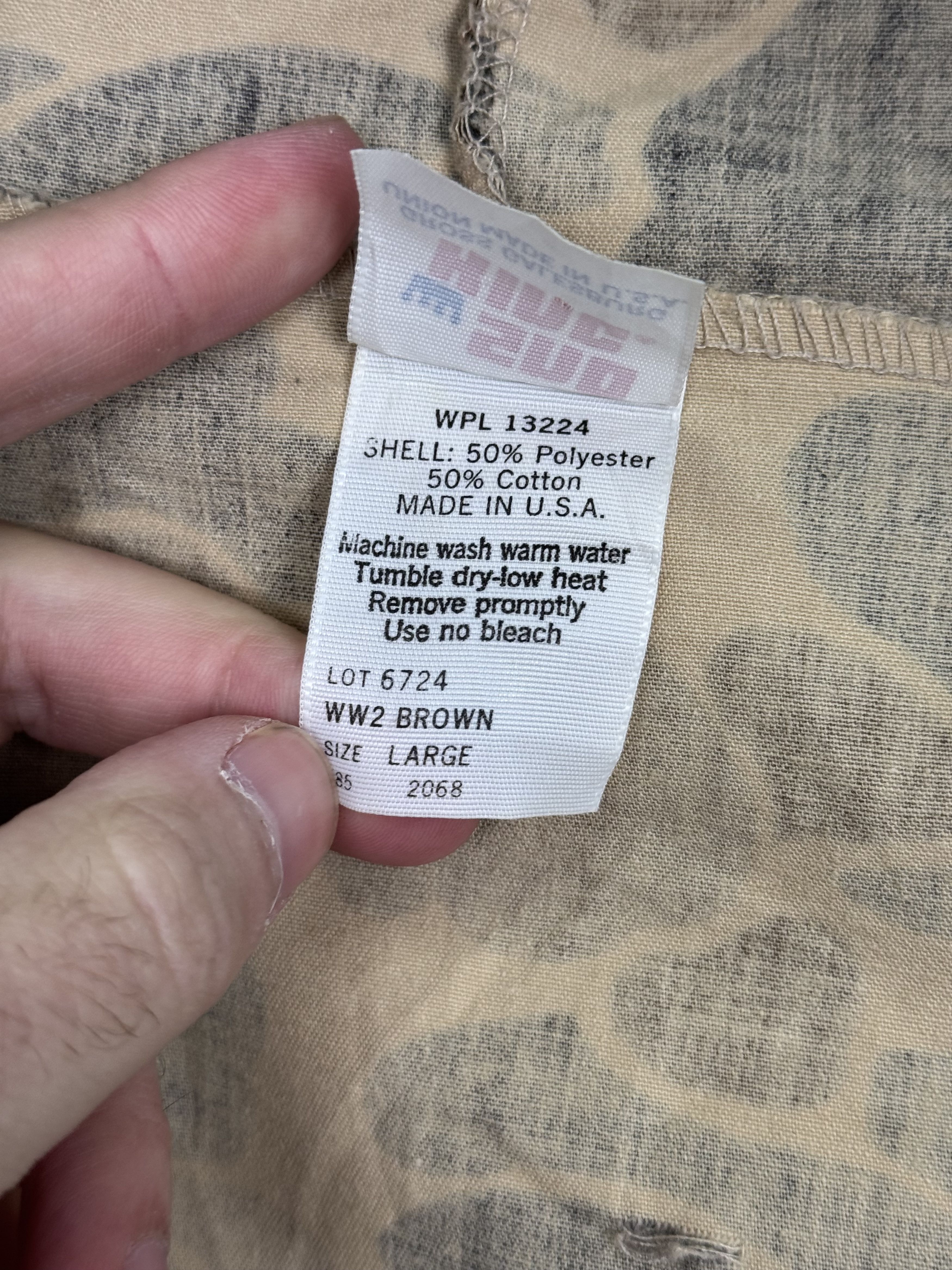 Vintage Vintage WW2 Sno King Duck Camouflage Hooded Jacket Made USA Size US L / EU 52-54 / 3 - 10 Thumbnail