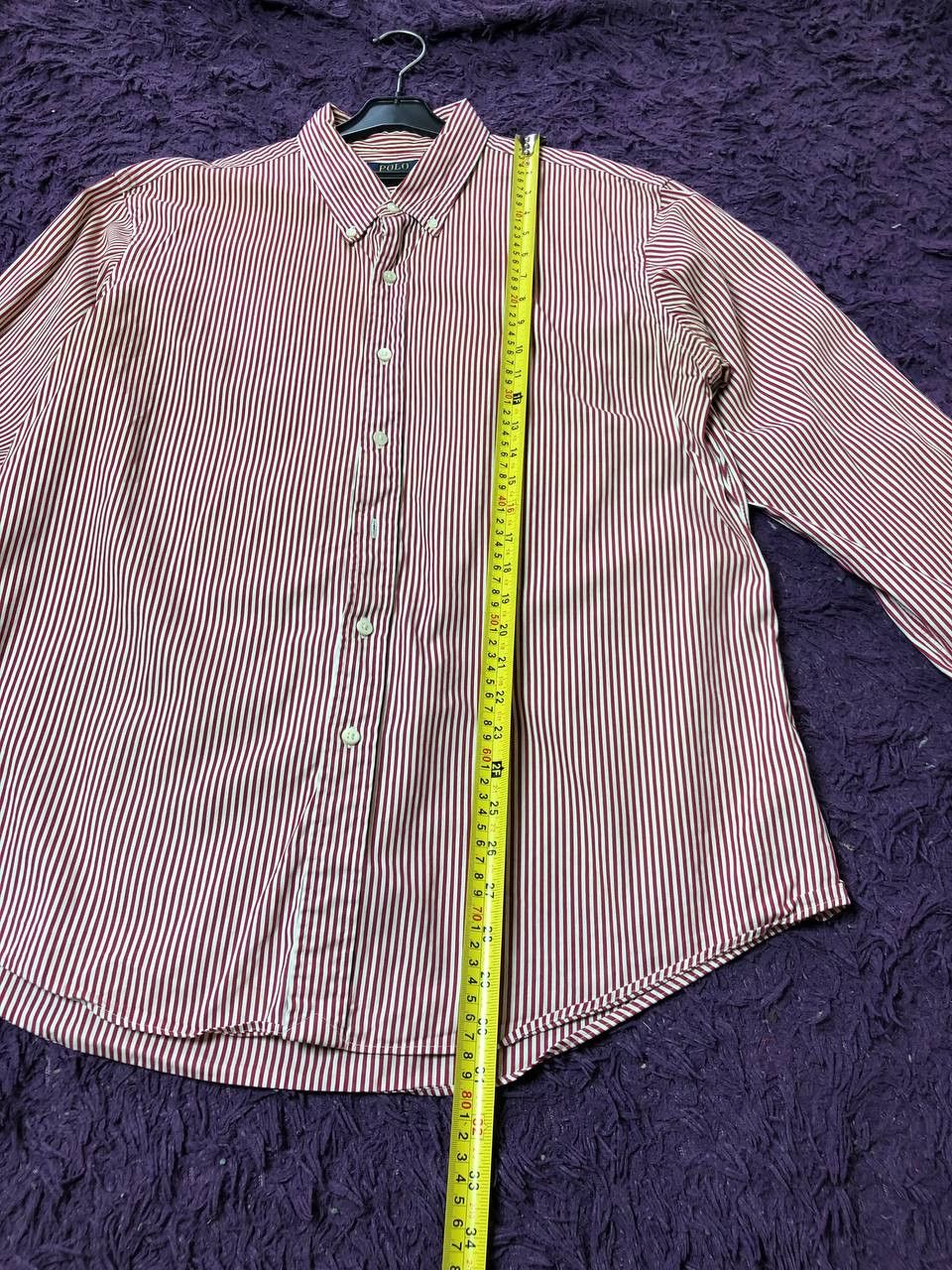 Polo Ralph Lauren VINTAGE Polo Ralph Lauren Striped Shirt Long Sleeve Size US XL / EU 56 / 4 - 9 Thumbnail