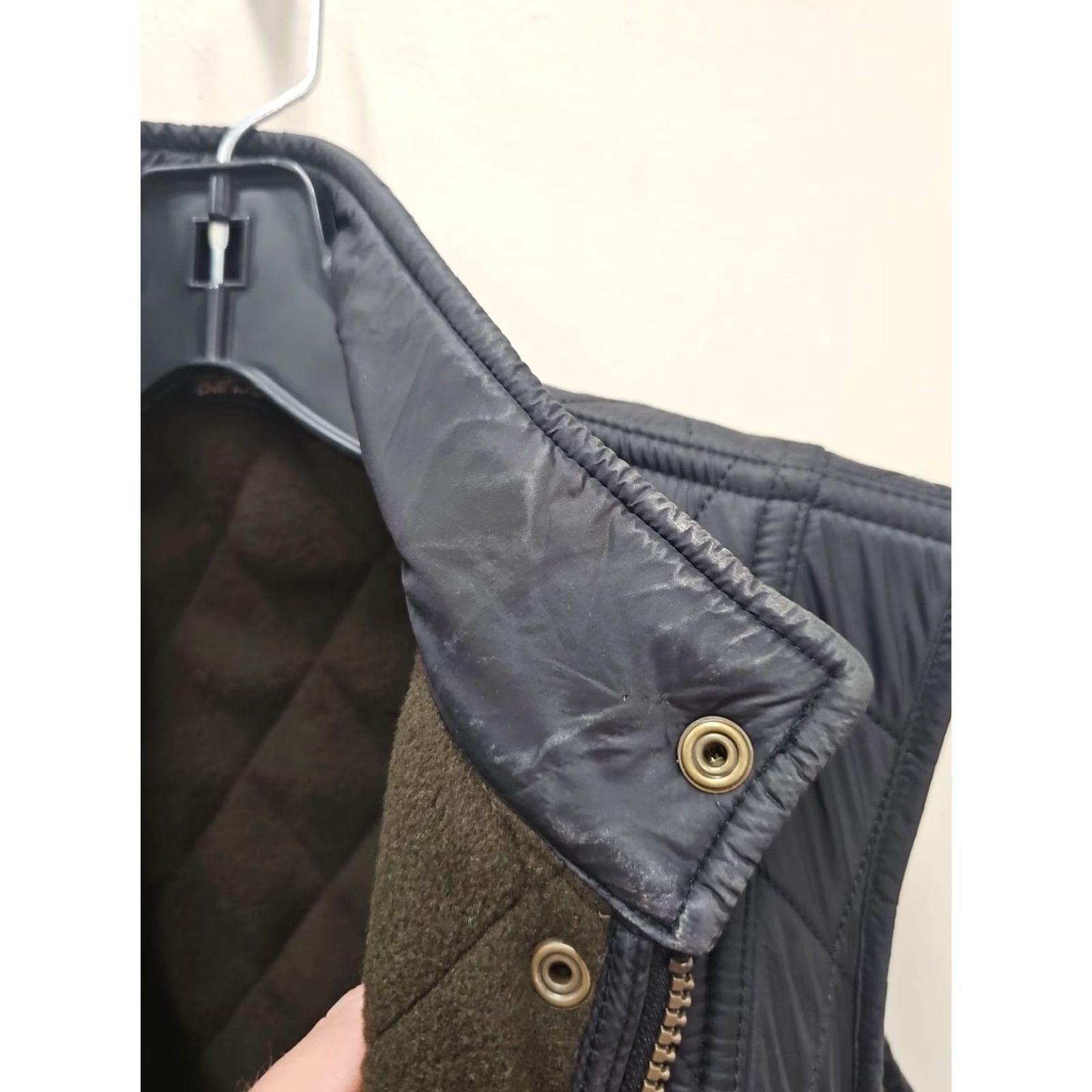 Barbour VINTAGE Barbour Women’s Betty Quilted Fleece Lined Vest Black Sz 4 Size S / US 4 / IT 40 - 5 Thumbnail