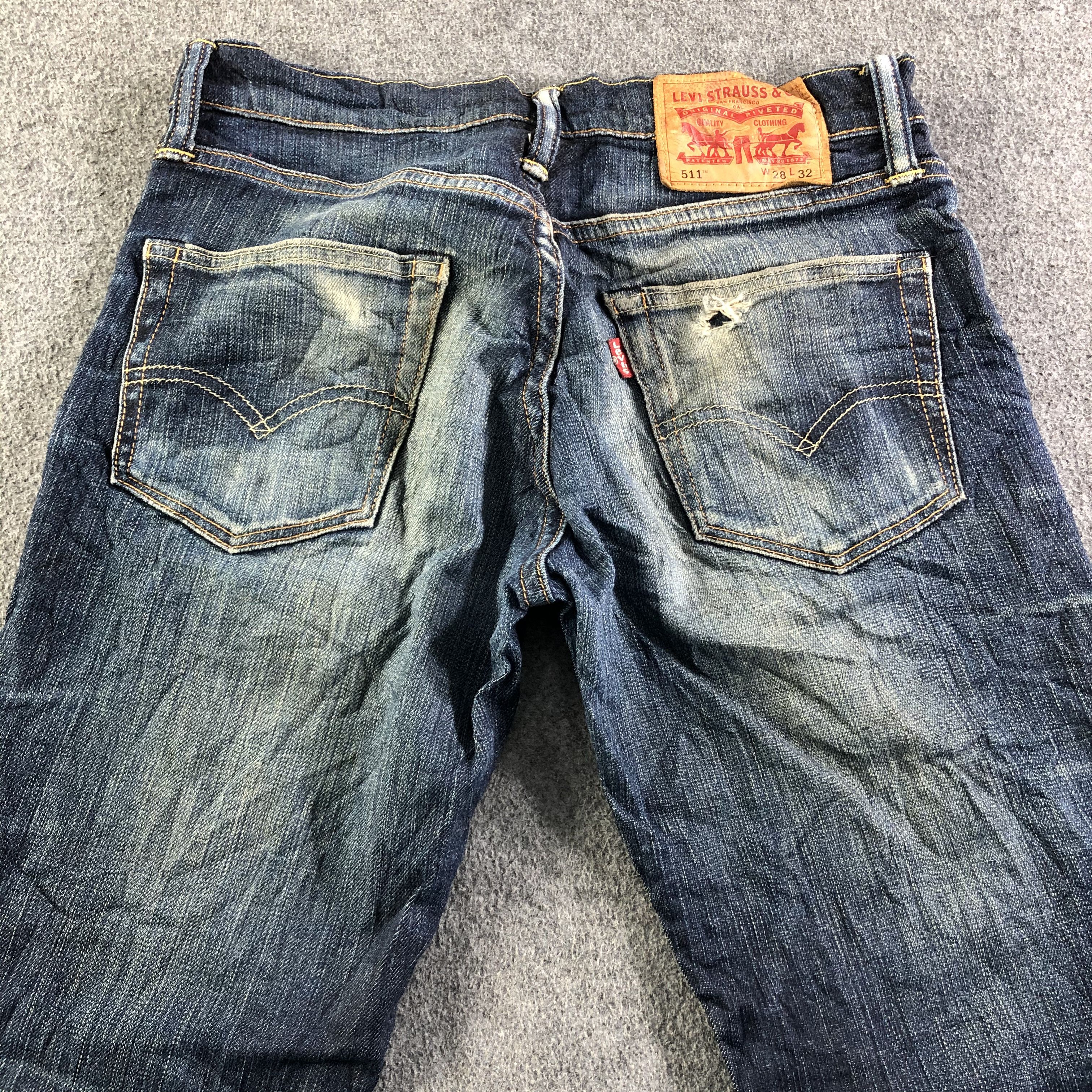 Levi's Vintage Blue Wash Levis 511 Jeans-J3993 Size US 30 / EU 46 - 4 Thumbnail