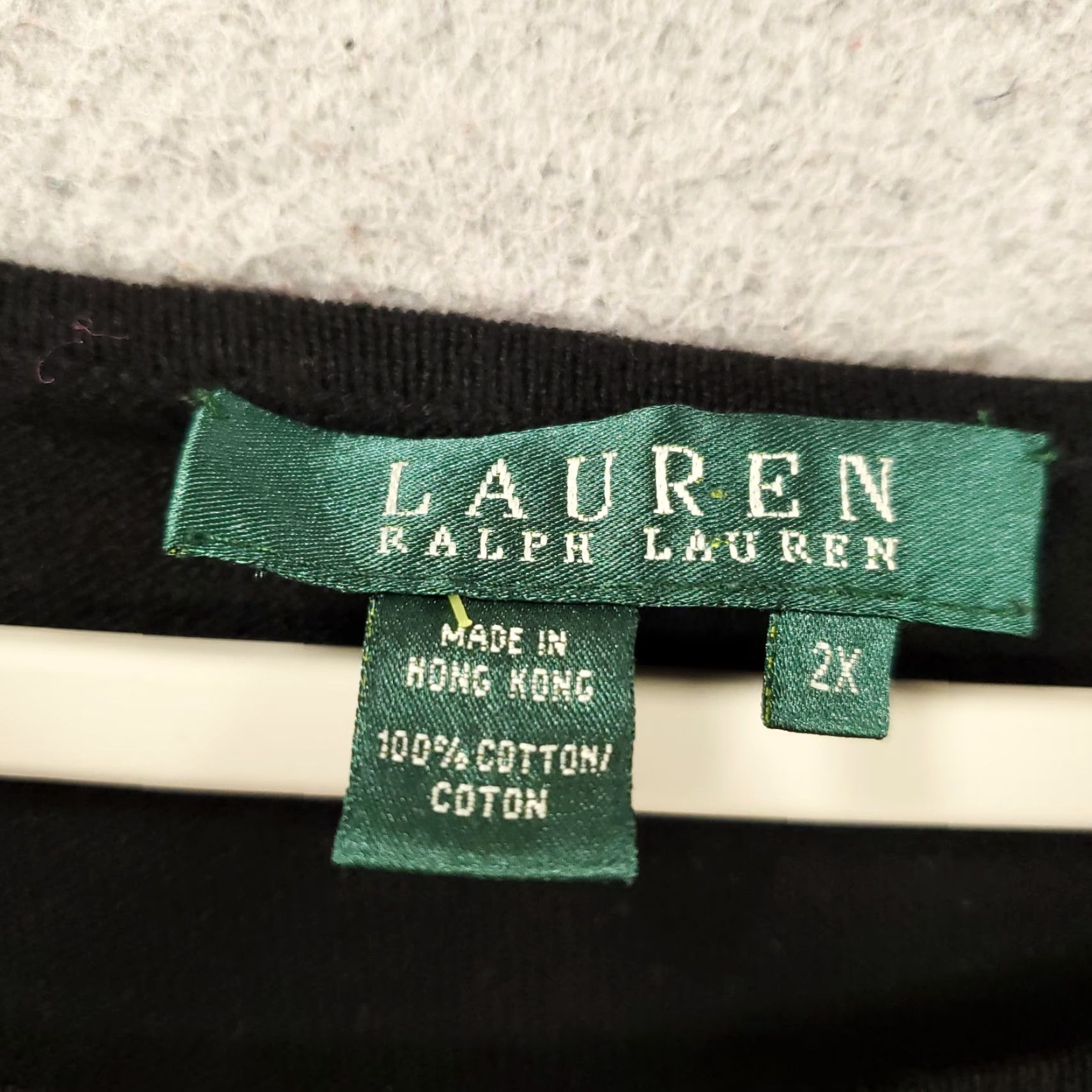 Ralph Lauren Lauren Ralph Lauren Top 2X Black Long Sleeve Pullover Womens Size XXL / US 16-18 / IT 52-54 - 5 Thumbnail