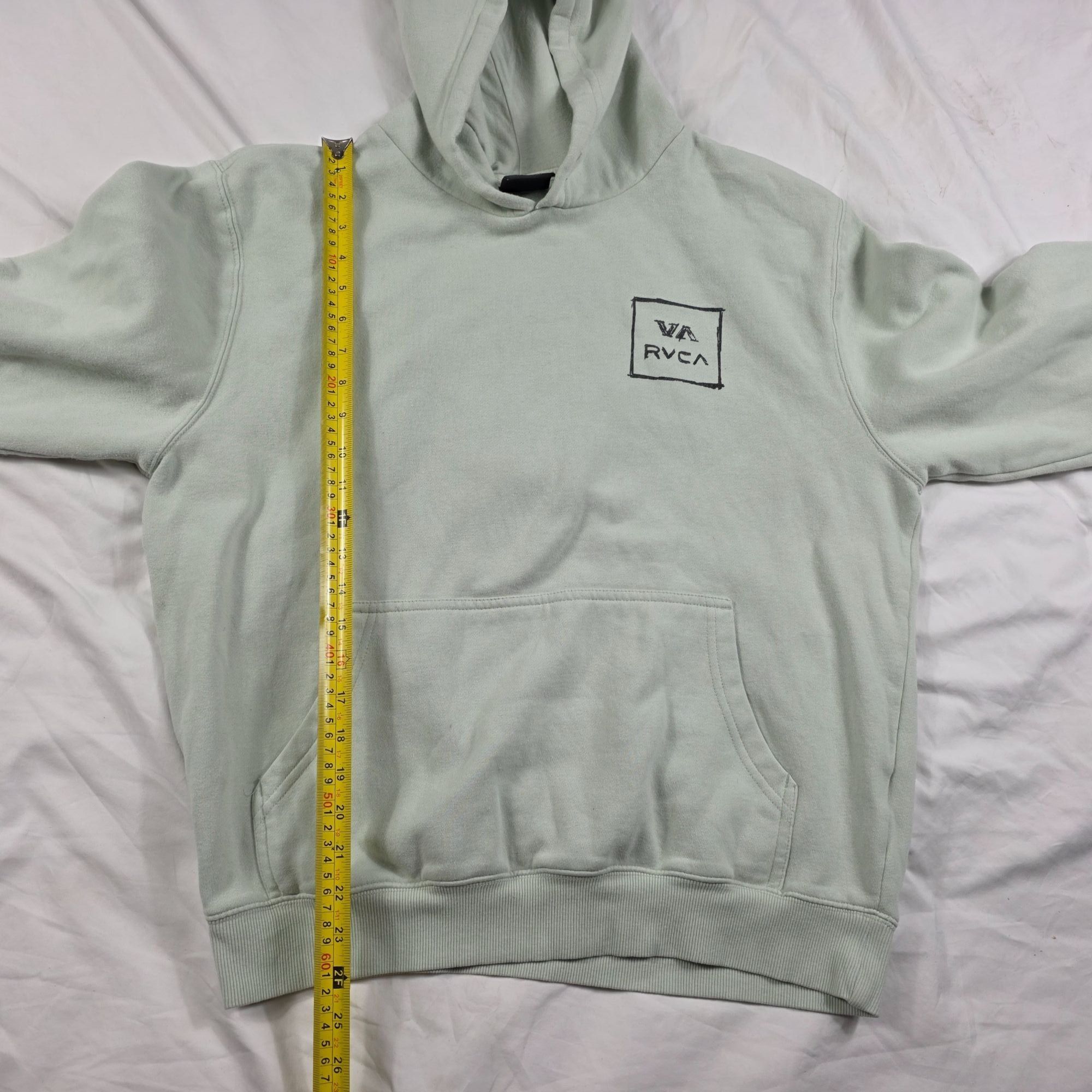 RVCA RVCA Mens Size Large Mint Green Hoodie Pullover Sweatshirt C Size US L / EU 52-54 / 3 - 9 Thumbnail