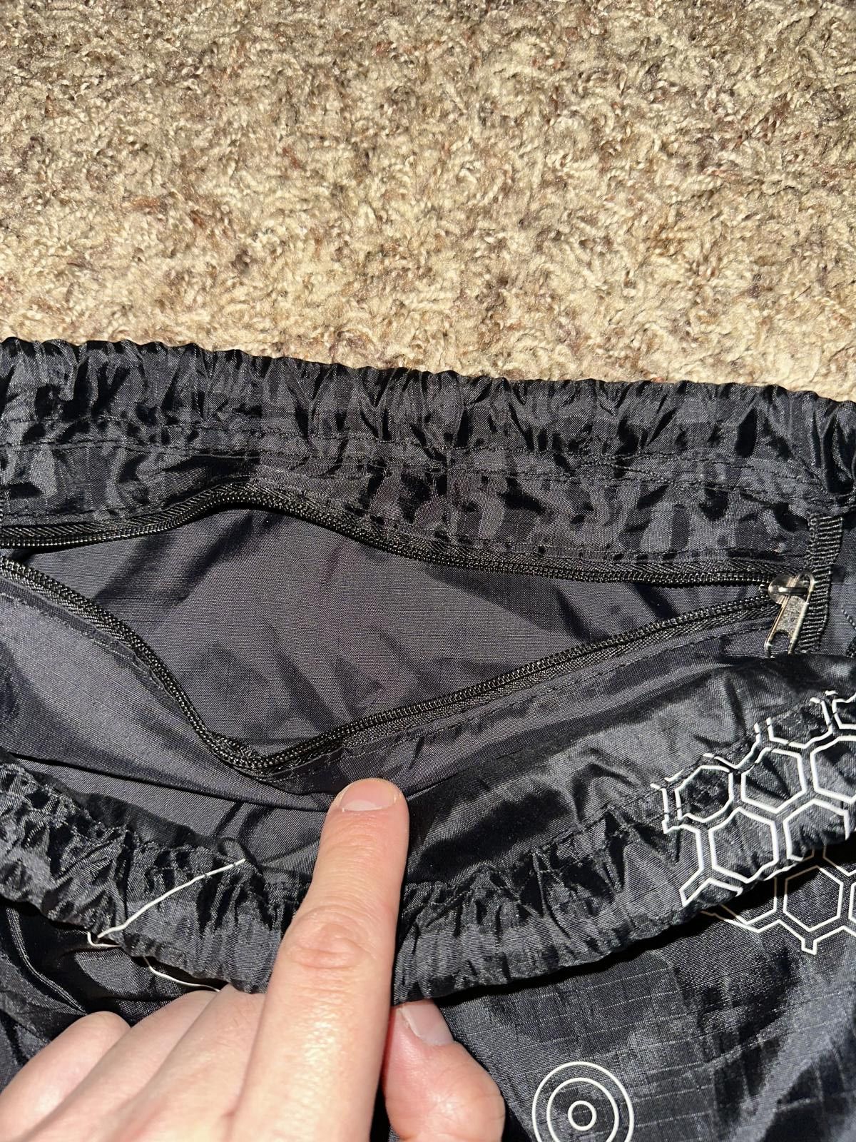 Nike Nike by You ID Shoe Drawstring Bag Backpack Black 12" X 15" Size ONE SIZE - 3 Thumbnail