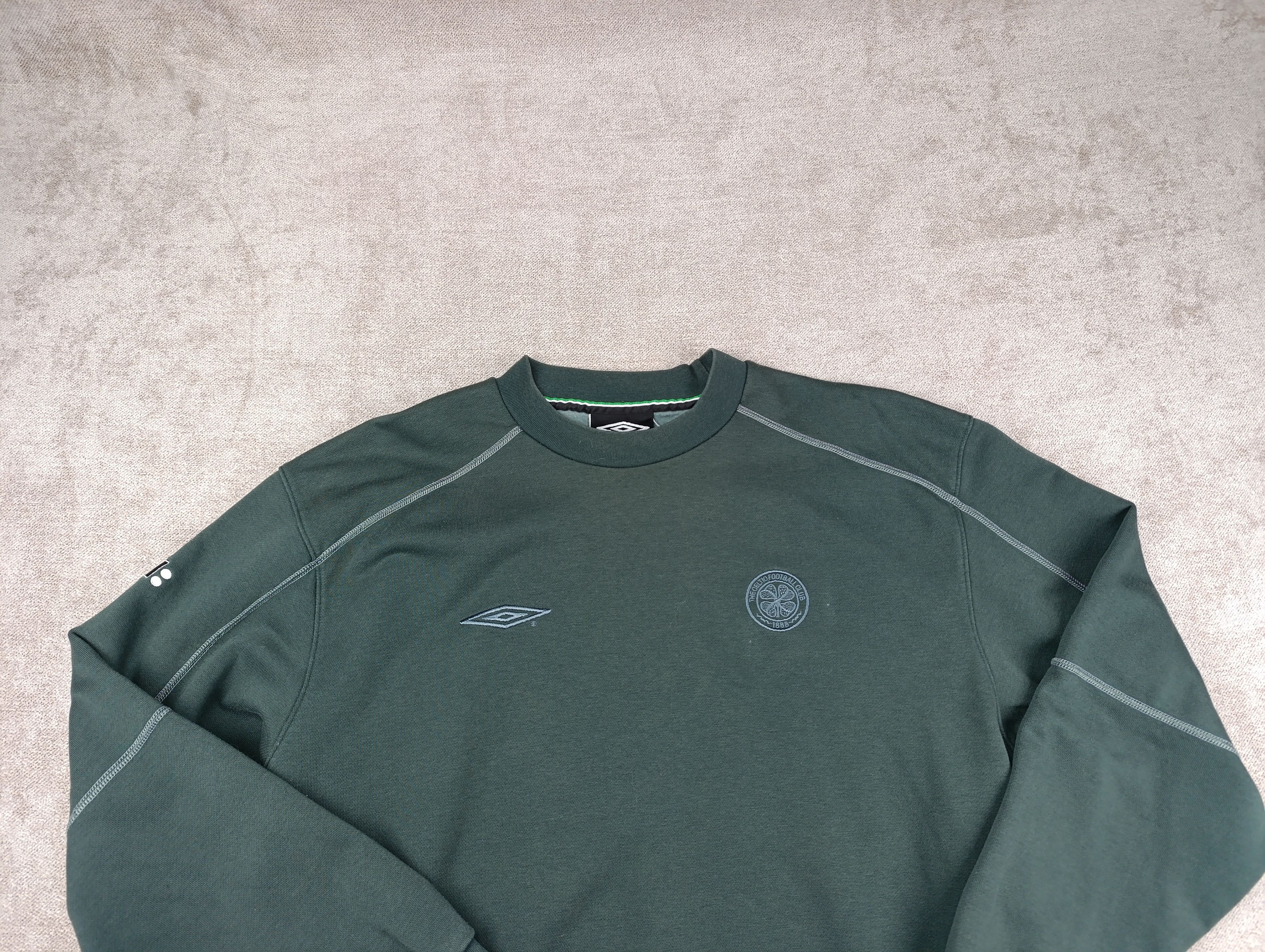 Umbro Umbro Celtic 2000s Vintage Football Jumper Sweatshirt Size US L / EU 52-54 / 3 - 2 Thumbnail
