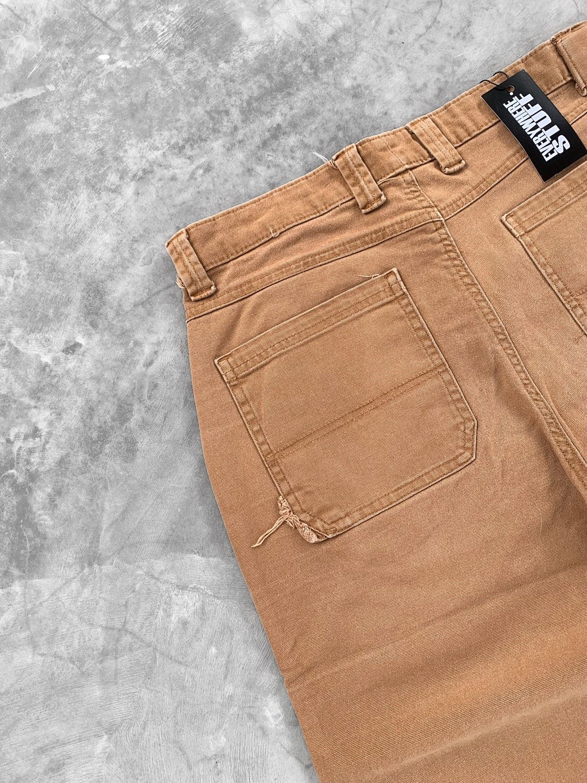 Dickies Vintage Dickies Carpenter Pants Brown Unfinsihed Size US 31 - 5 Thumbnail