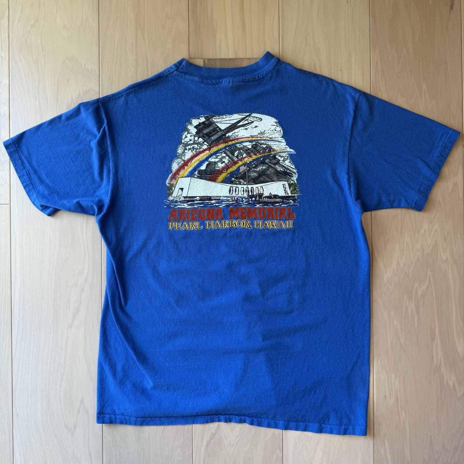 Vintage Vintage USS Arizona BB39 Shirt XL Blue 80s Pearl Harbor Size US XL / EU 56 / 4 - 6 Thumbnail