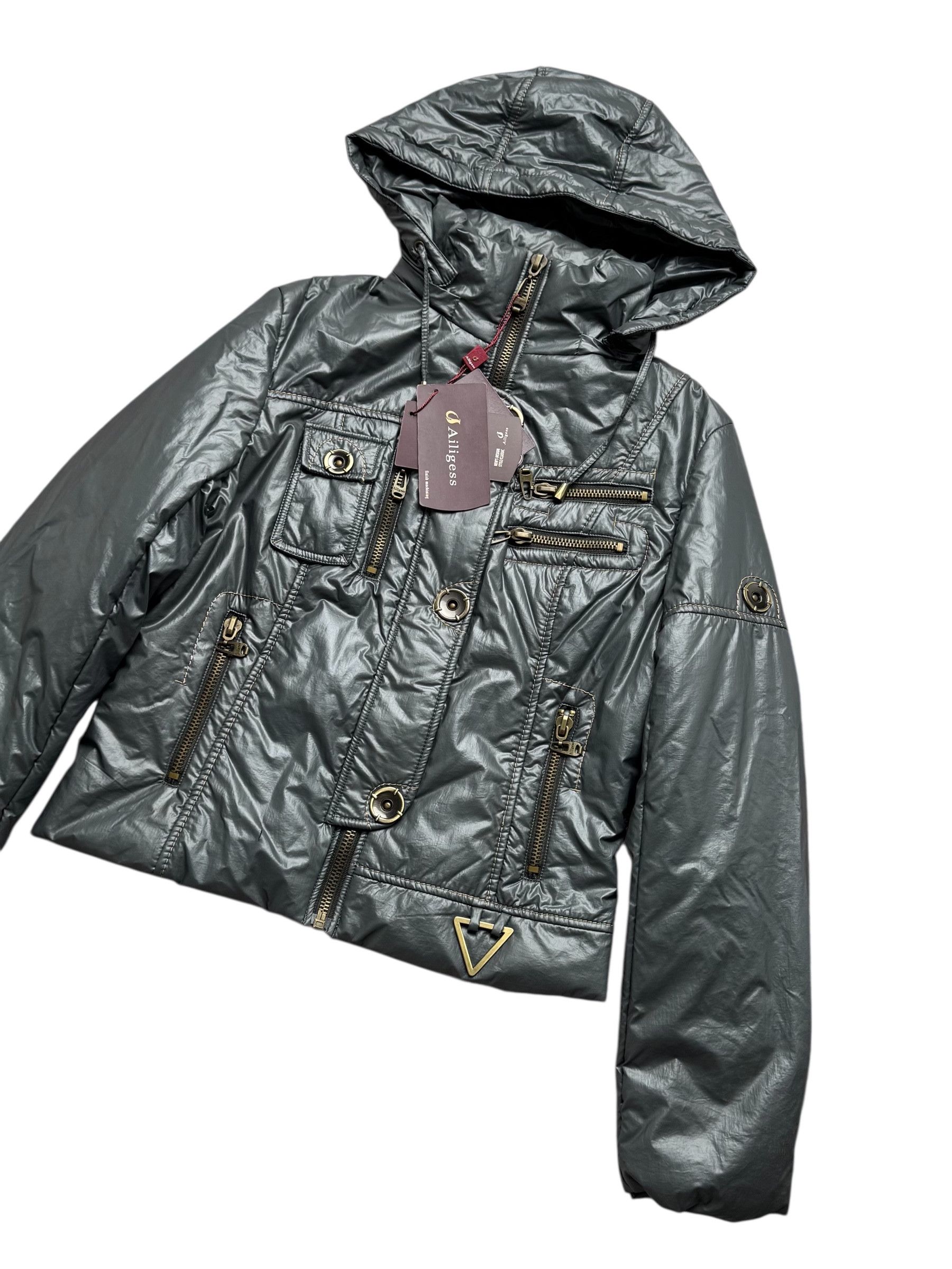 Vintage Y2K Cropped Jacket(V242) Size M / US 6-8 / IT 42-44 - 3 Thumbnail