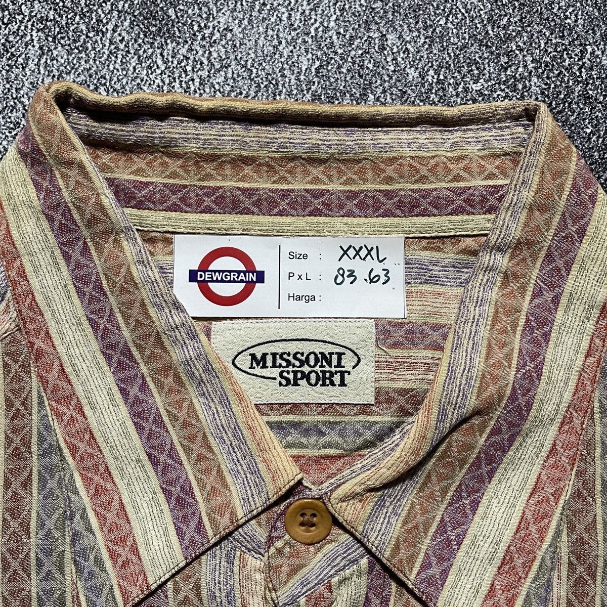 Coogi × Missoni MISSONI MULTICOLOR SHIRTS Size US XXL / EU 58 / 5 - 3 Thumbnail