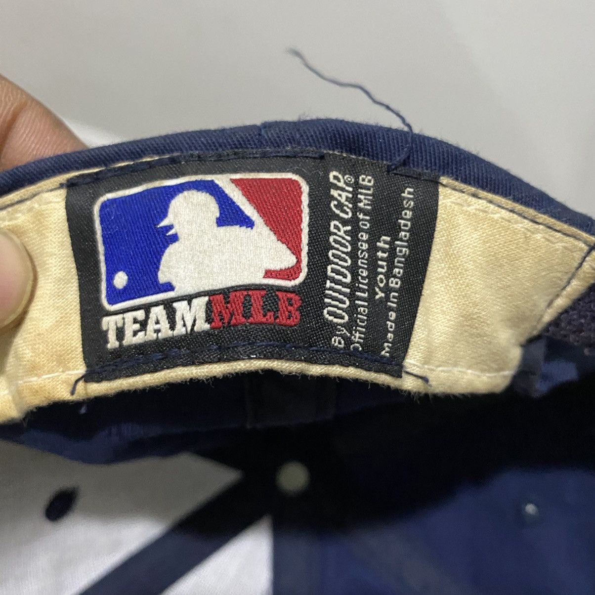 MLB × Vintage Atlanta Braves Team MLB Baseball Cap Hat Adjustable Size ONE SIZE - 7 Thumbnail
