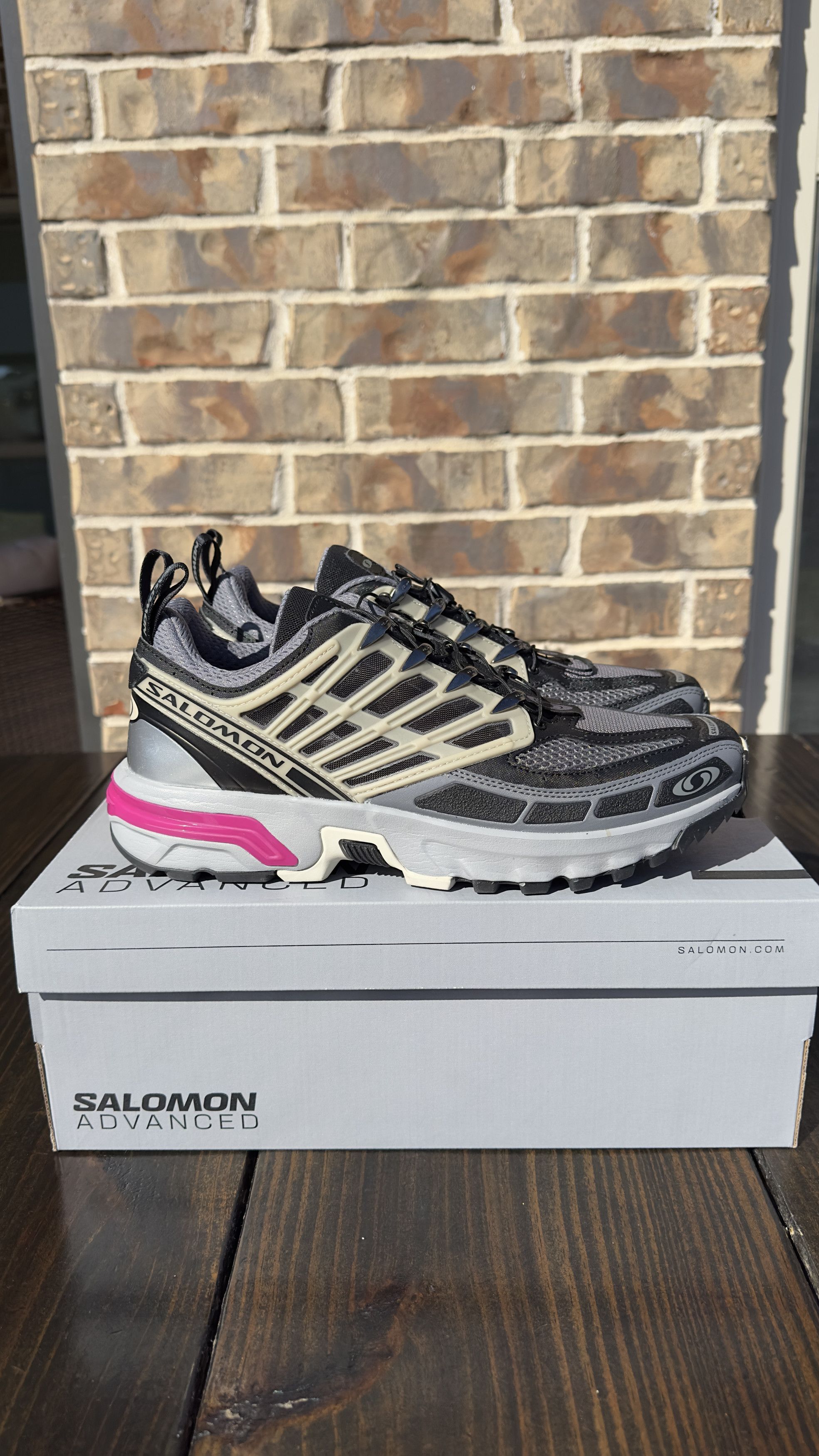 Salomon Salomon ACS Pro Advanced Black Grey Purple size 10 Size US 10 / EU 43 - 3 Thumbnail