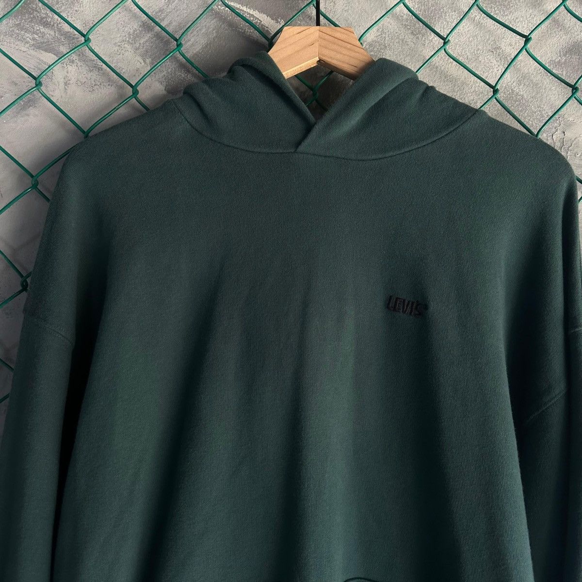 Levi's × Vintage Levis Sweater Green Gold Tab Relaxed Fit Hoodie Pullover Size US M / EU 48-50 / 2 - 2 Thumbnail