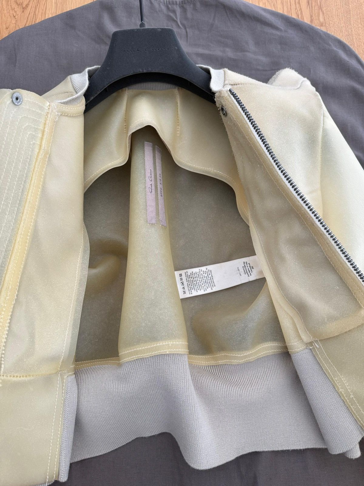 Rick Owens Apparition Leather Cropped Tec Flight jacket Size M / US 6-8 / IT 42-44 - 6 Thumbnail