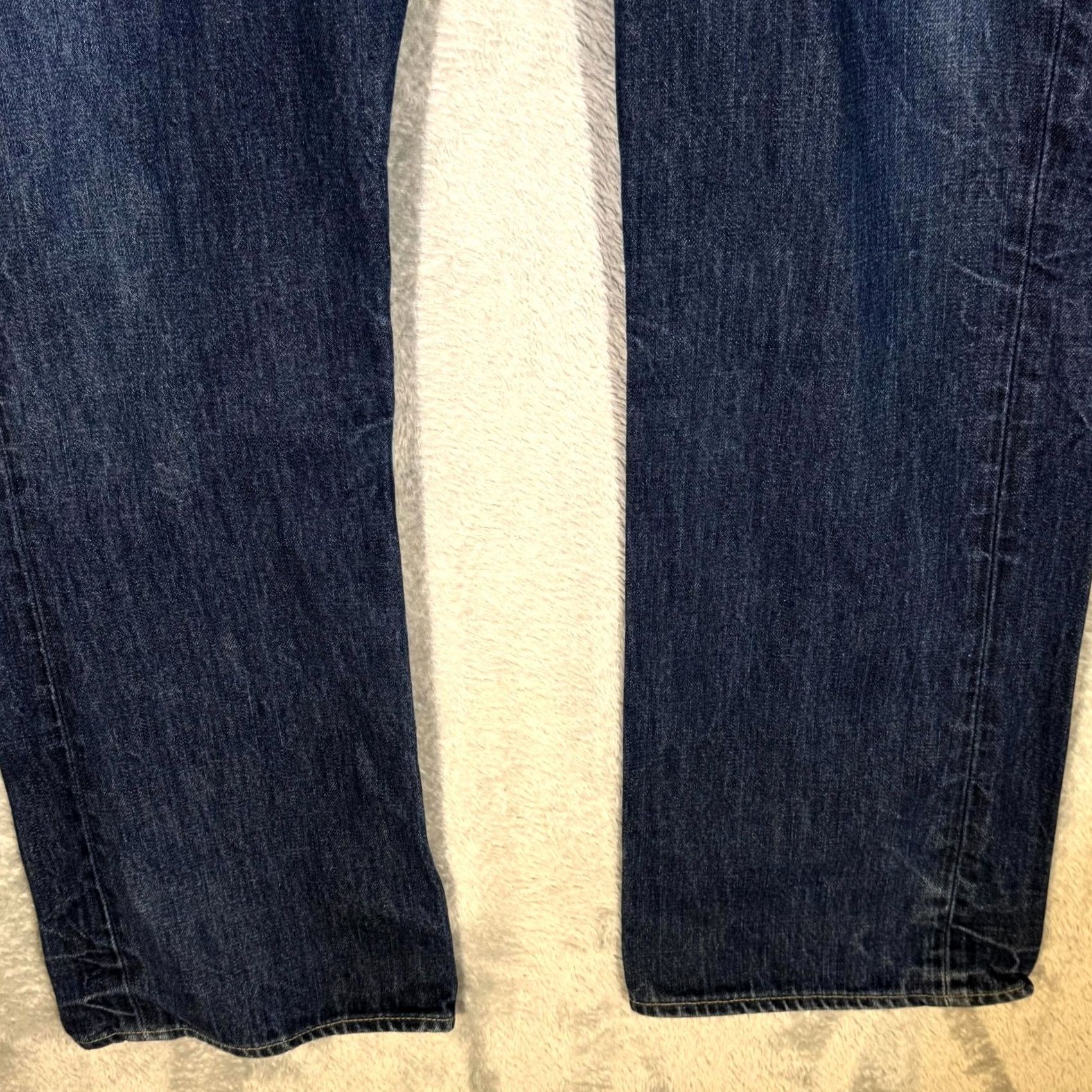Polo Ralph Lauren Polo Ralph Lauren Jeans Men’s 38 x 32 Blue Denim Mid-Rise Straight Leg 5-Pocket Button Zip Fly Size US M / EU 48-50 / 2 - 5 Thumbnail
