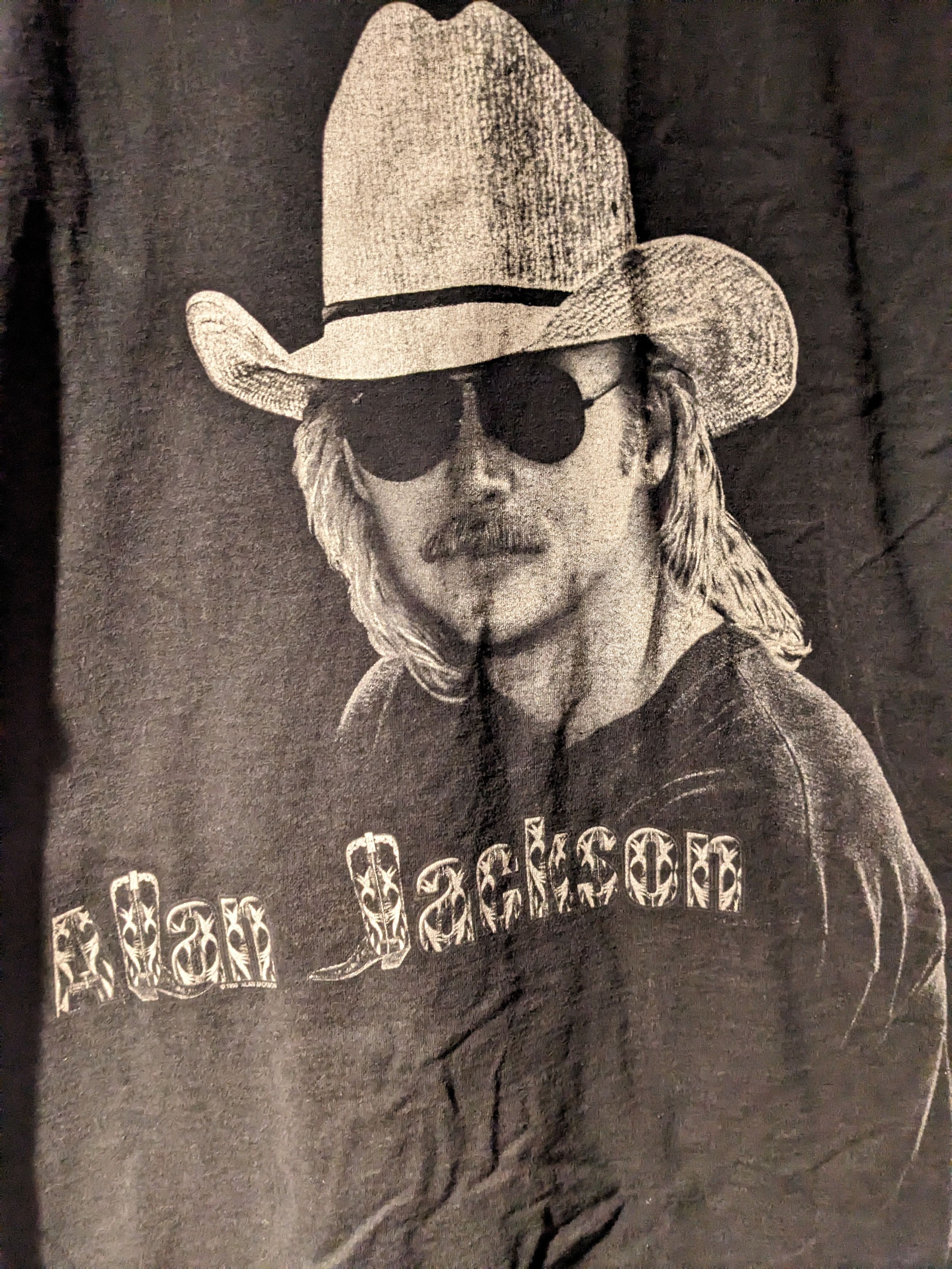 Band Tees × Vintage Vintage 1996 Alan Jackson Country Singer Music XL T-Shirt Size US XL / EU 56 / 4 - 2 Thumbnail