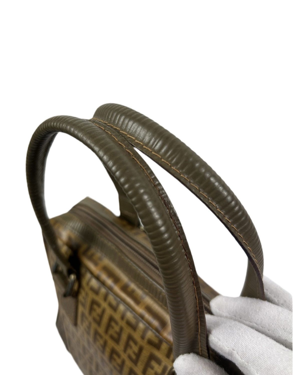 Fendi Fendi Zucca Monogram Hand Bag Size ONE SIZE - 3 Thumbnail