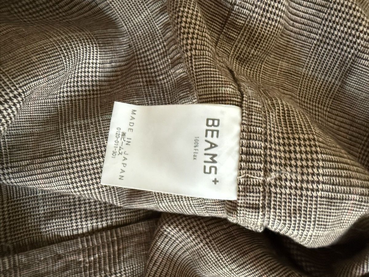 Beams Plus Beams Plus Linen Plaid Chore Jacket Size US XL / EU 56 / 4 - 7 Thumbnail