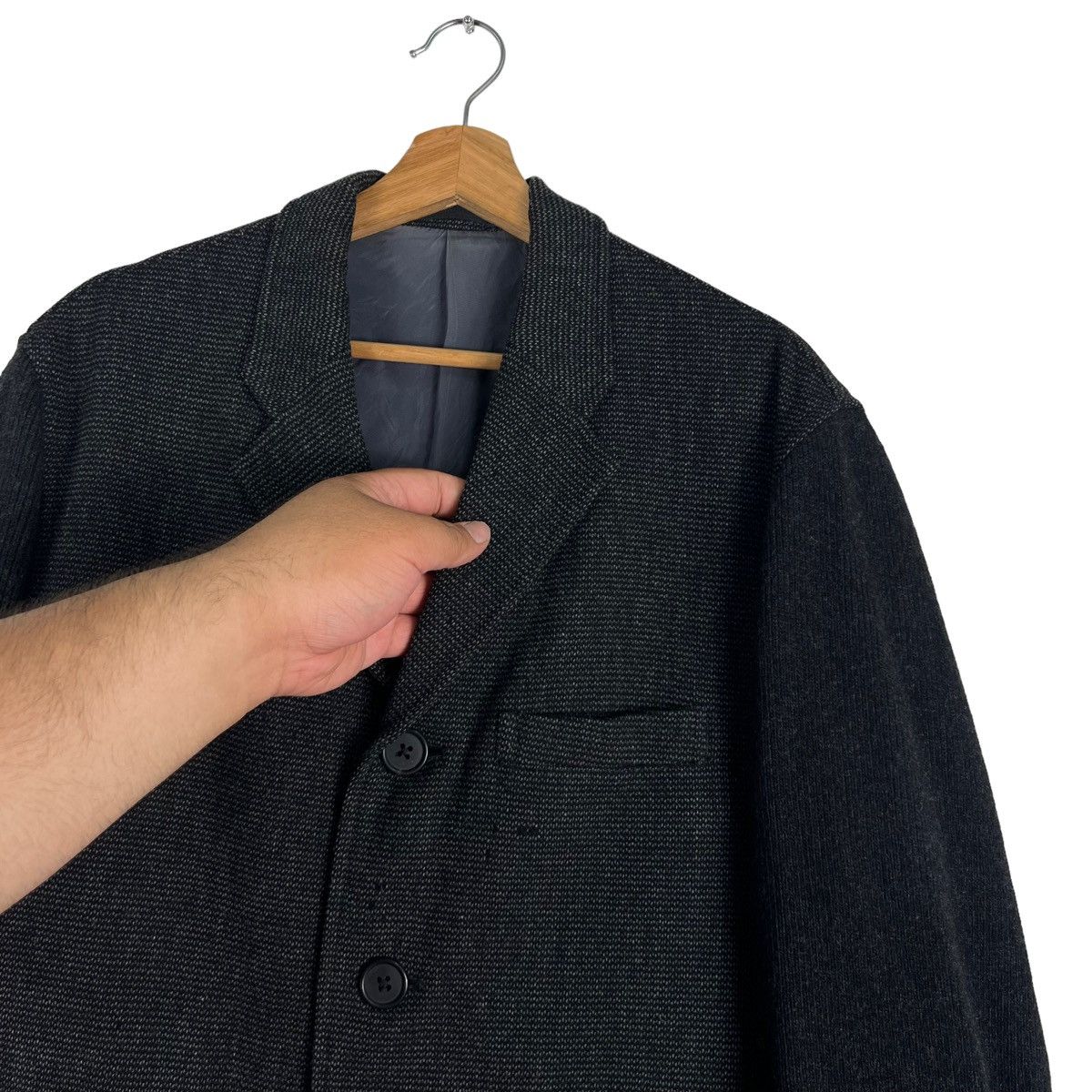 Yohji Yamamoto 🔥VTG 80’s Y’S FOR MEN WOOL JACKET CARDIGAN SLEEVE Size US S / EU 44-46 / 1 - 7 Thumbnail