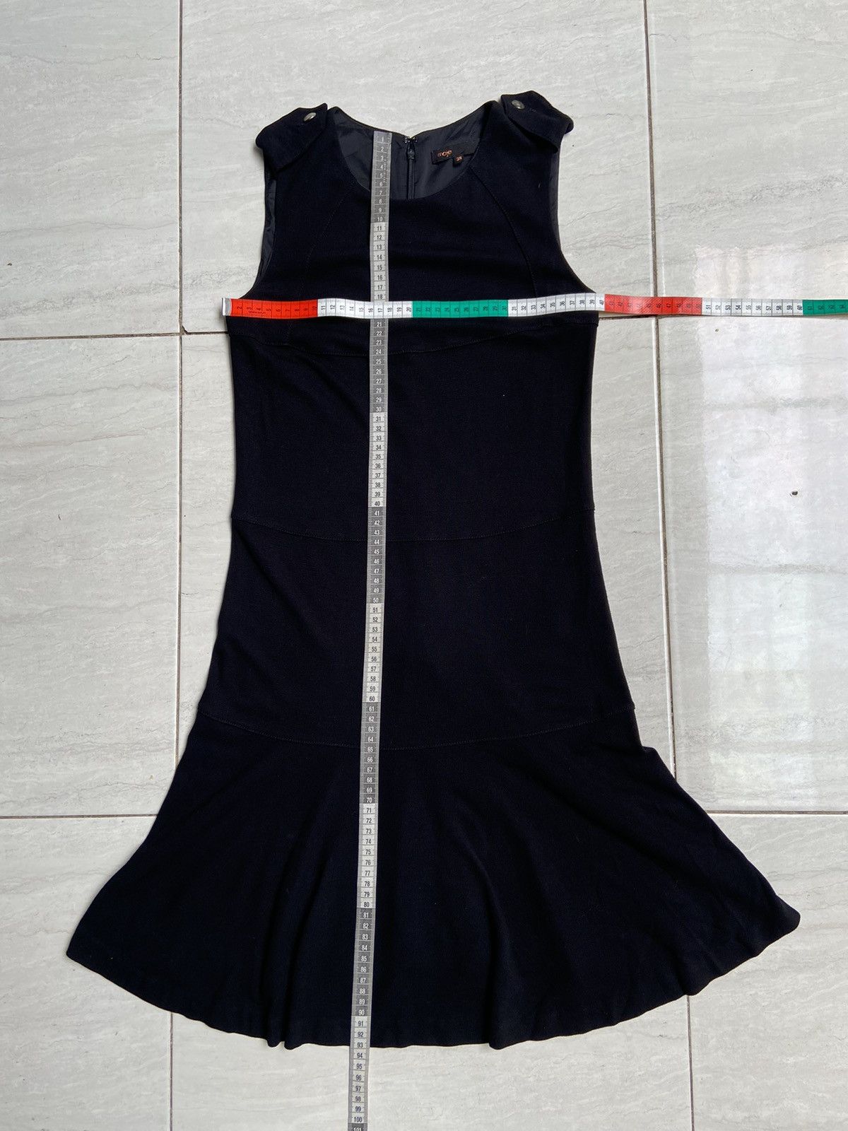 MAJE Black Midi Dress