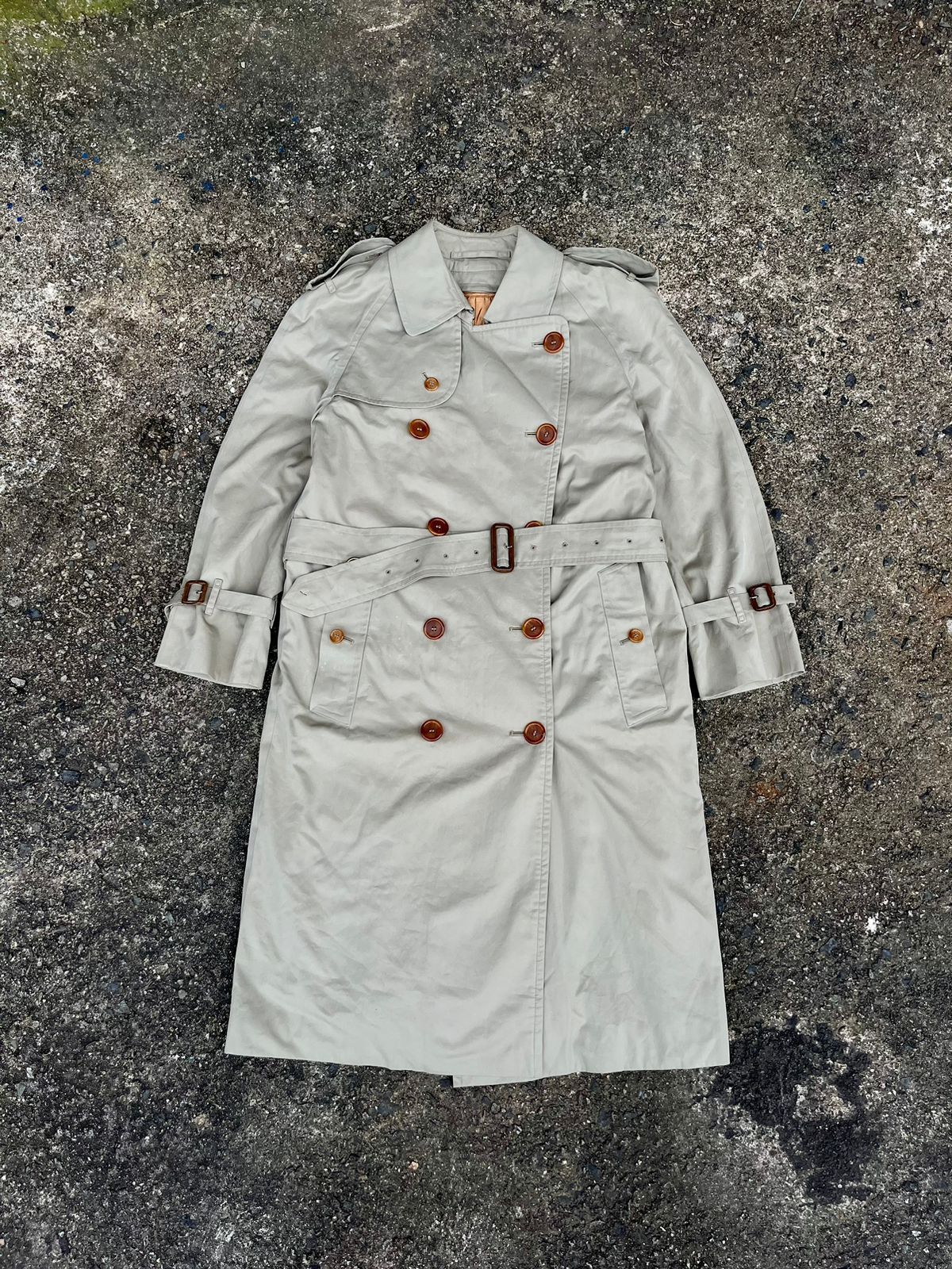 Burberry × Vintage Vintage Luxury Burberry Nova Check Women's Trenh Coat Size L / US 10 / IT 46 - 2 Thumbnail