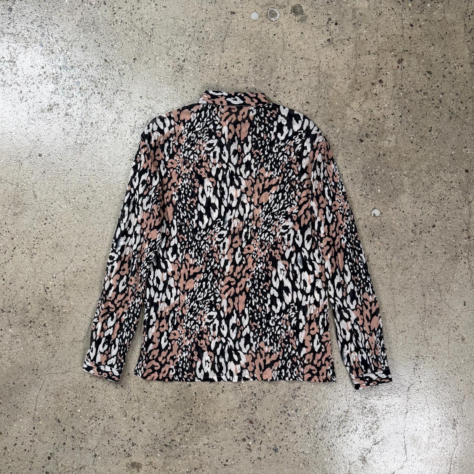 Saint Laurent Paris Saint Laurent Cheetah Shirt Size US M / EU 48-50 / 2 - 2 Thumbnail