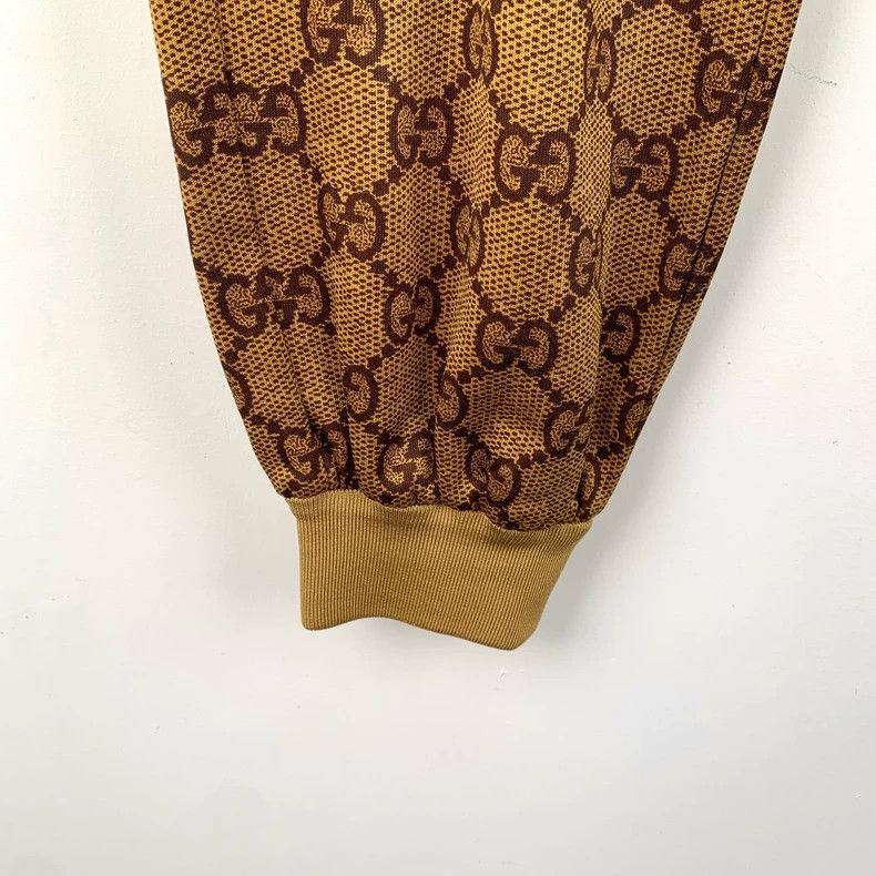 Gucci Gucci SizeXS Brown logo jacquard full print drawstring casu Size 25" / US 0 / IT 36 - 4 Thumbnail