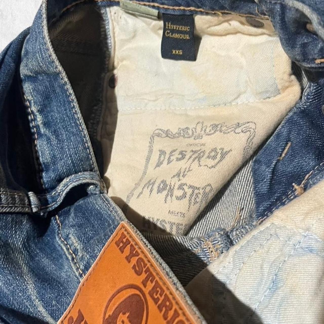 Hysteric Glamour RARE Hysteric Glamour x Destroy All Monster 👿 lowrise jeans Size 26" / US 2 / IT 38 - 8 Thumbnail