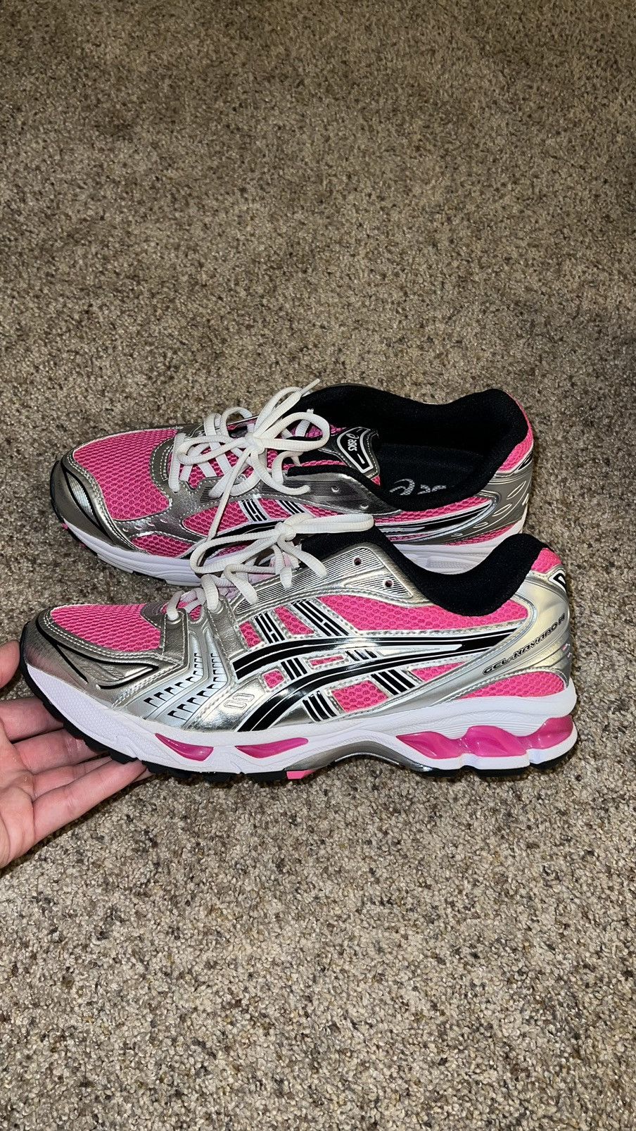 image of Asics Asic Gel Kayano 14 Pink Shoes, Men's (Size 10.5)