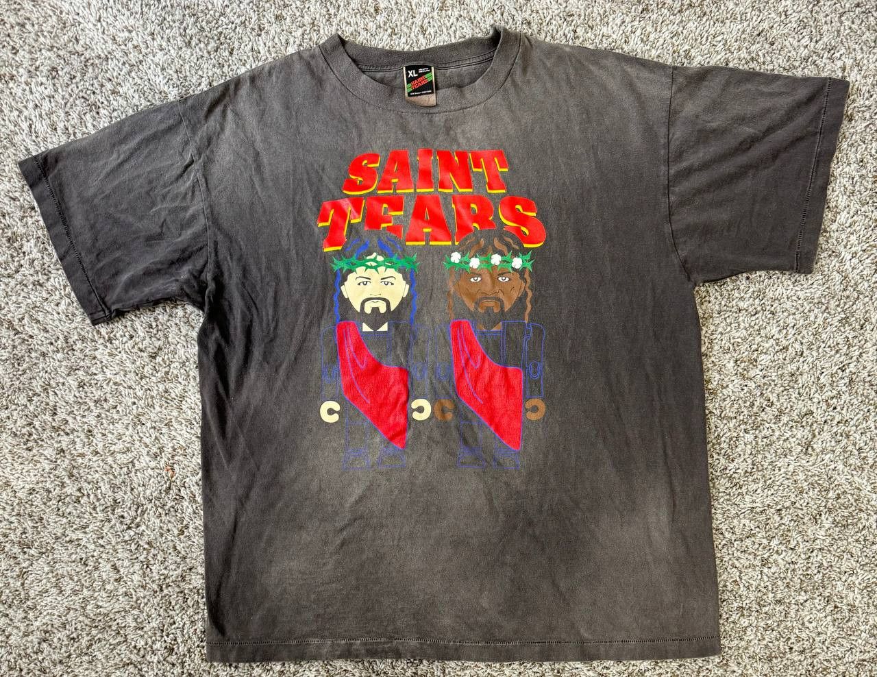 Saint Michael Saint Michael x Denim Tears Purplelp T-Shirt | Grailed