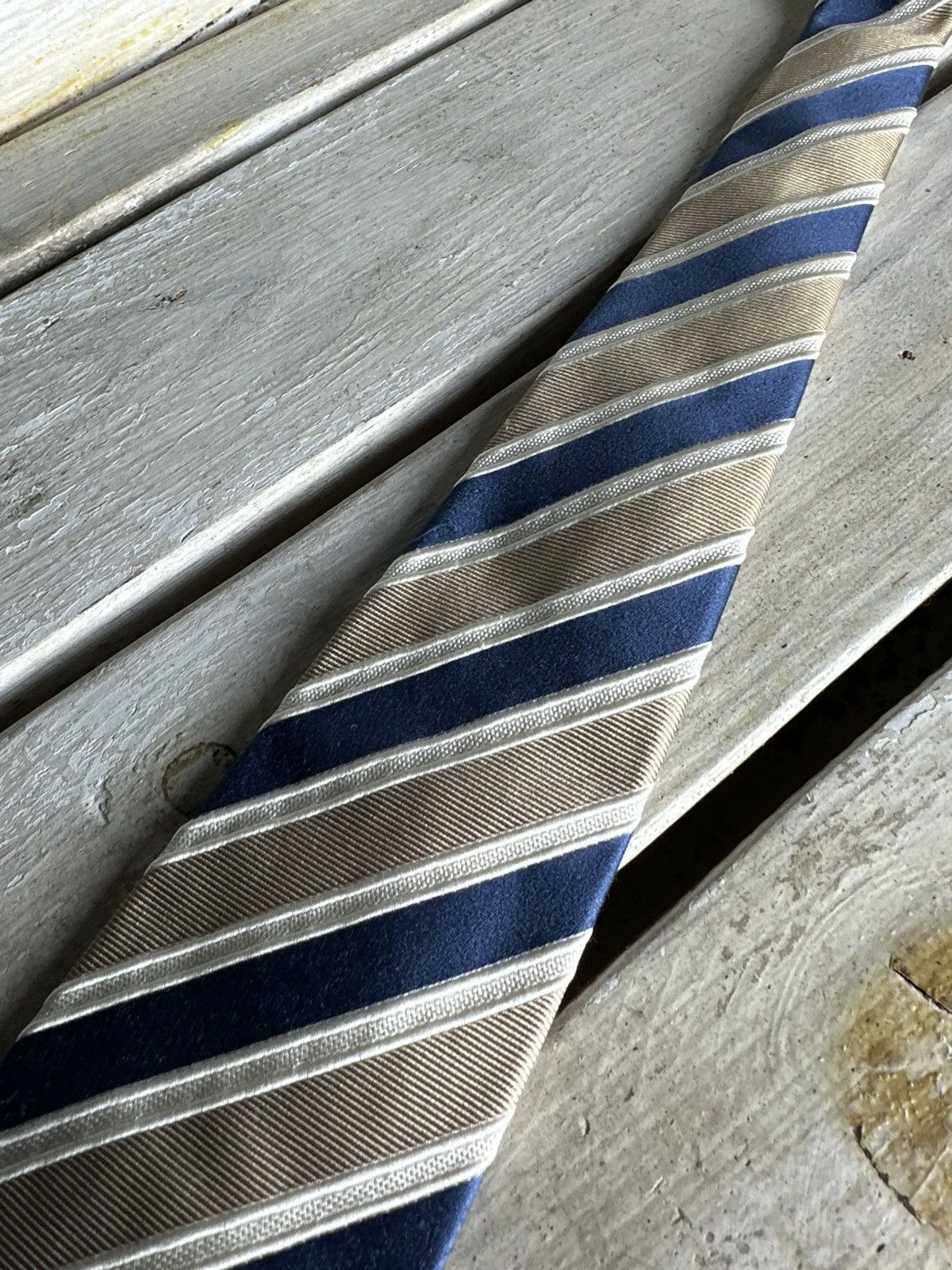 Brioni × Vintage 🚨 BRIONI VINTAGE TIE RARE LUXURY OLD MONEY LOGO Size ONE SIZE - 3 Thumbnail