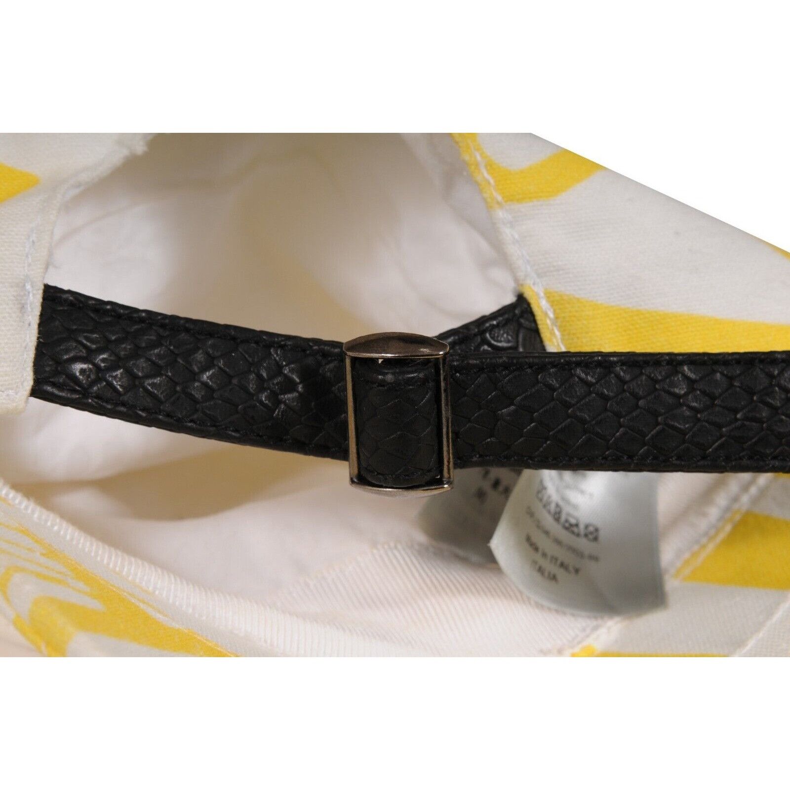 Dior SHAWN Logo Camp Cap 1 of 1 Medium Yellow White Size ONE SIZE - 9 Thumbnail