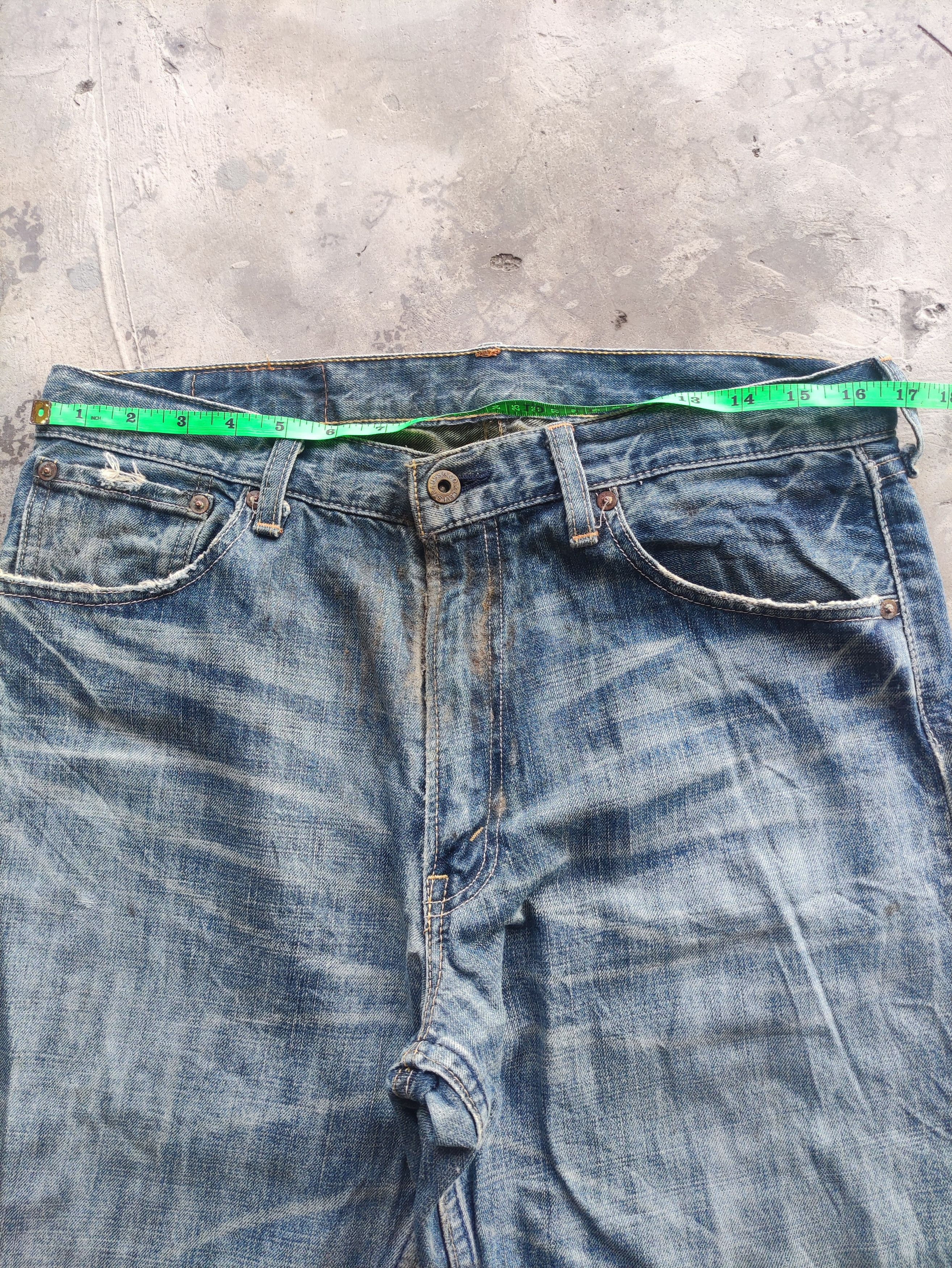 Levi's Vintage Levi's Baggy Jean Faded Distress Pants Size US 34 / EU 50 - 6 Thumbnail