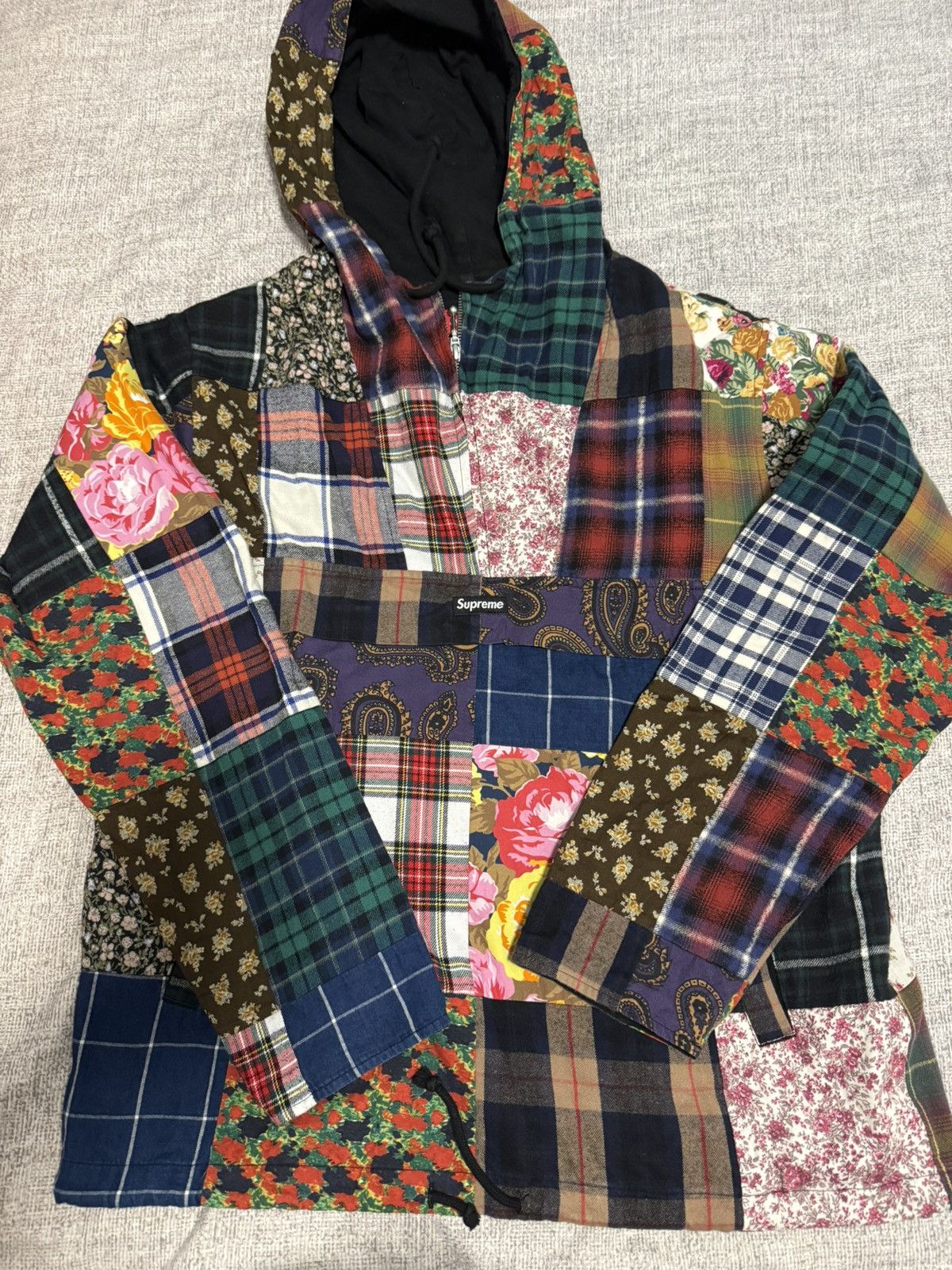 Supreme Patchwork Anorak | Grailed